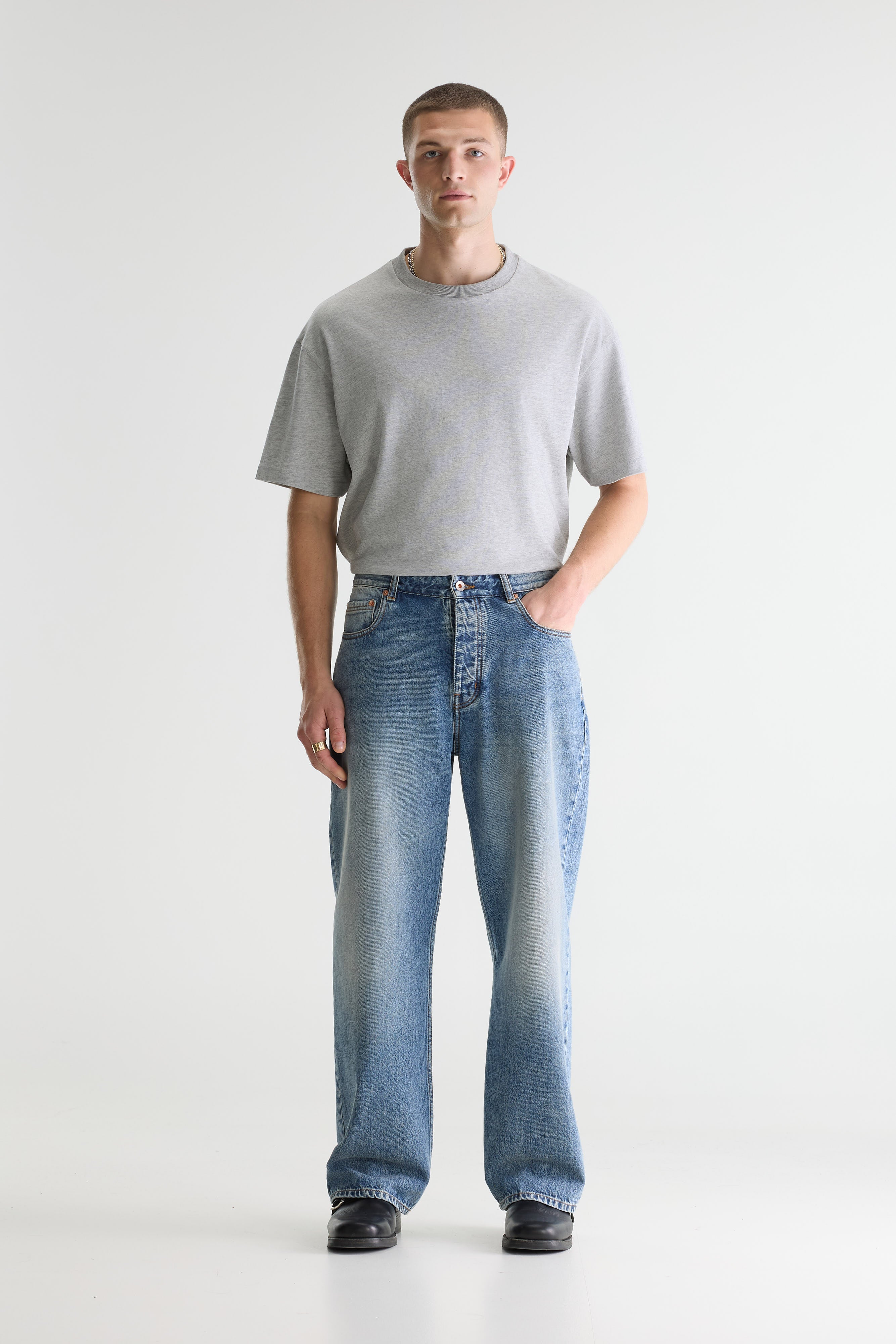 Denim N. 08 rechte jeans (251 / M / VINTAGE LT BLUE)