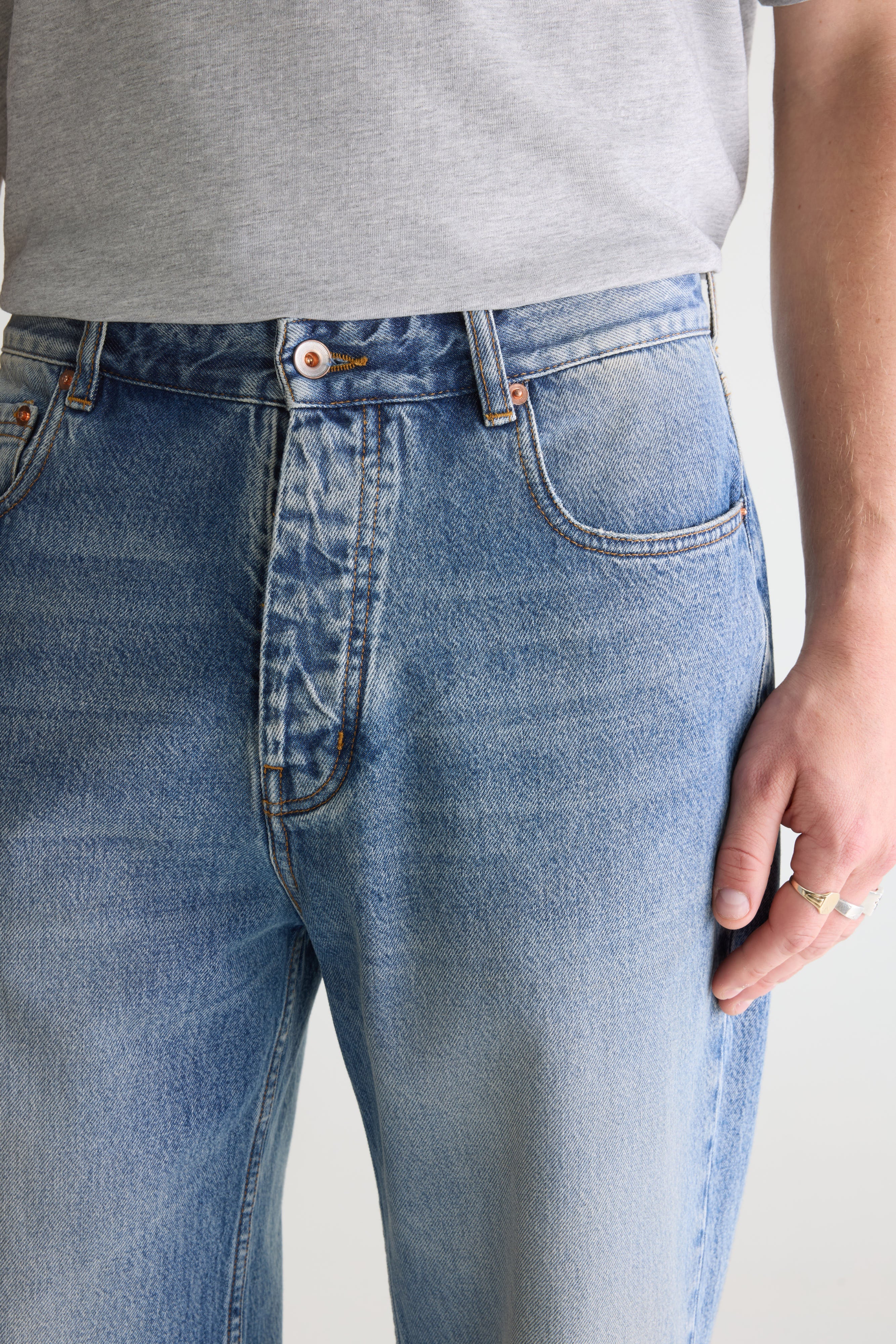 Denim N. 08 rechte jeans (251 / M / VINTAGE LT BLUE)