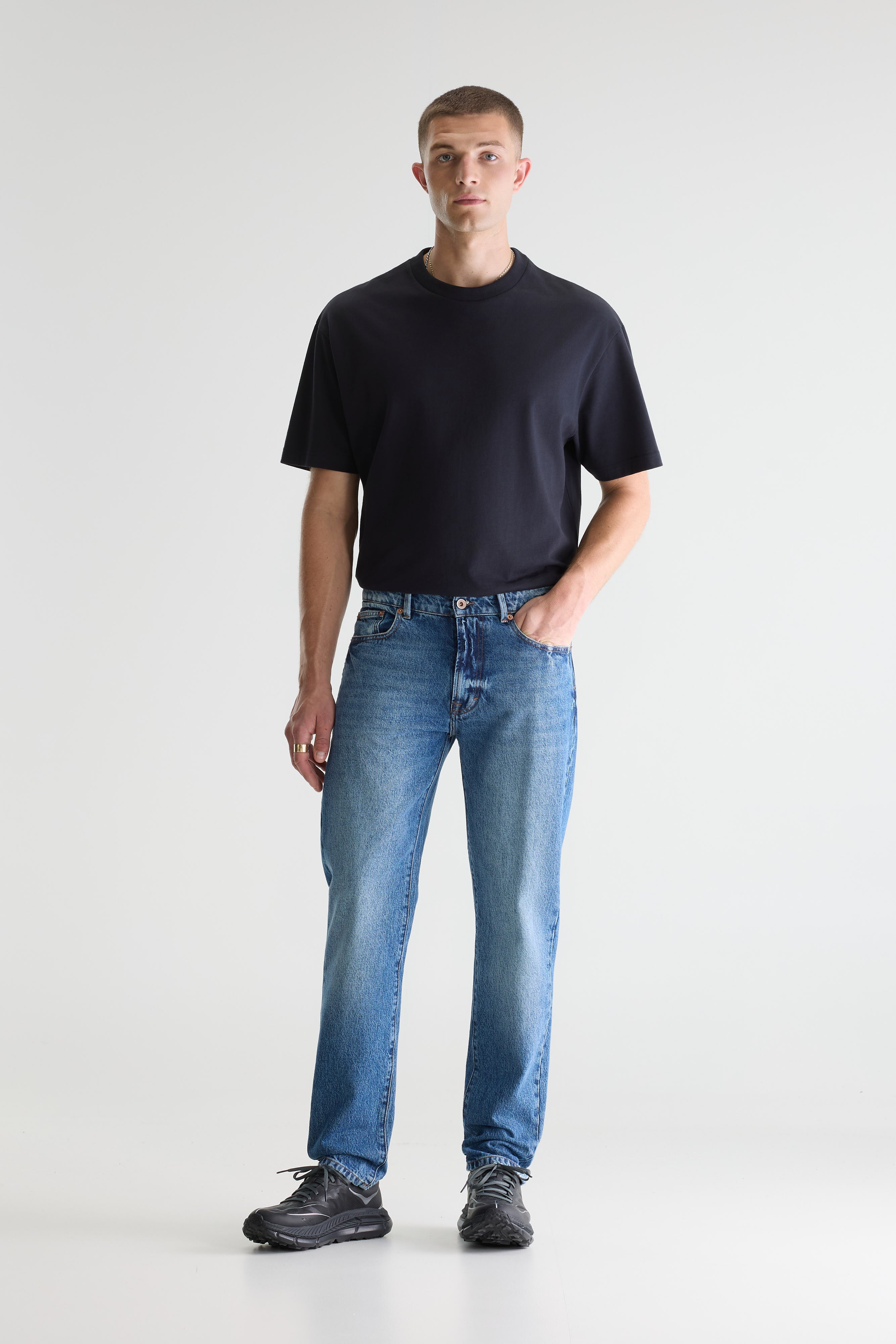 Denim N. 04 Slim Jeans - Md blue marble Voor Heren | Bellerose