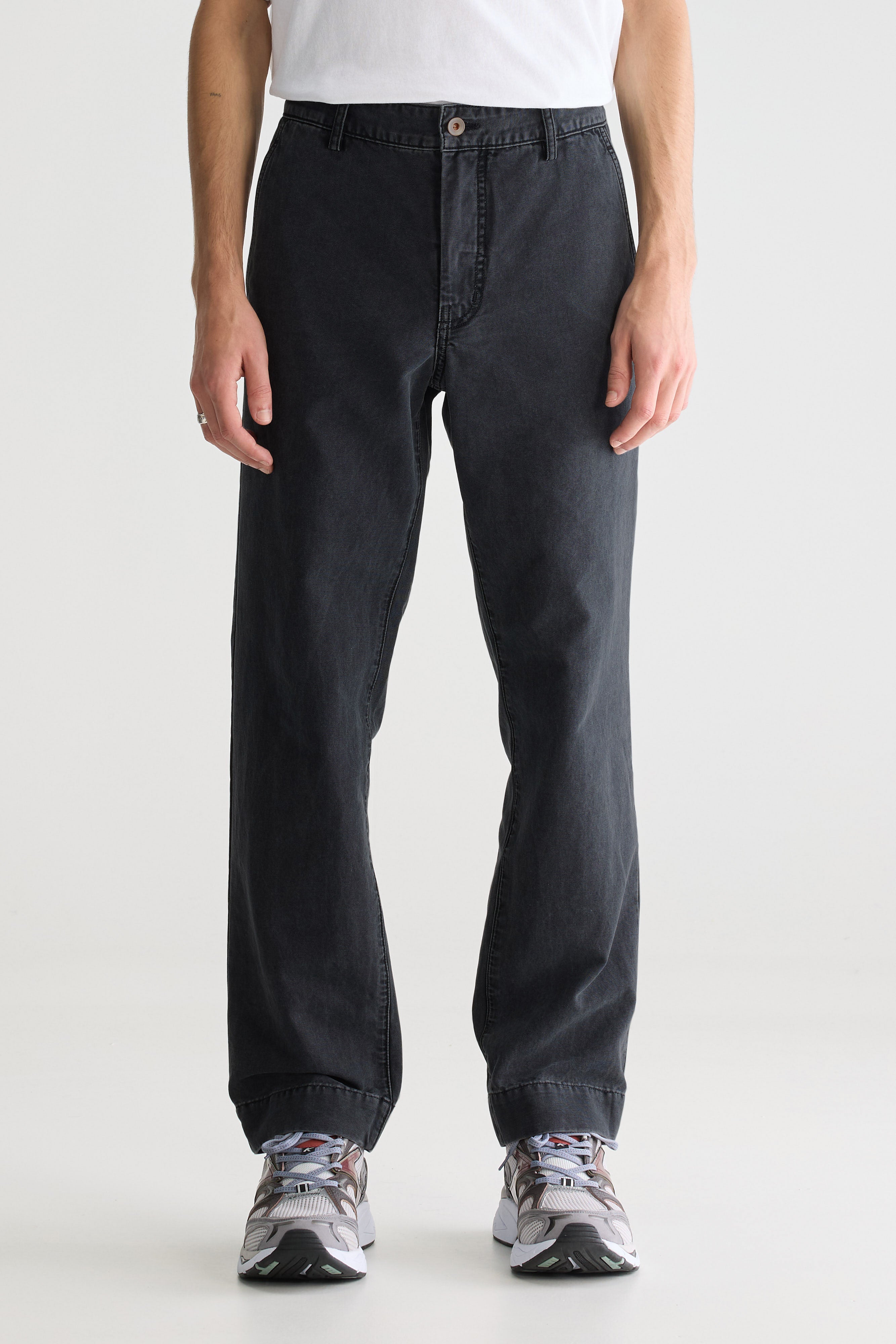 Pen straight trousers (251 / M / CHARCOAL)