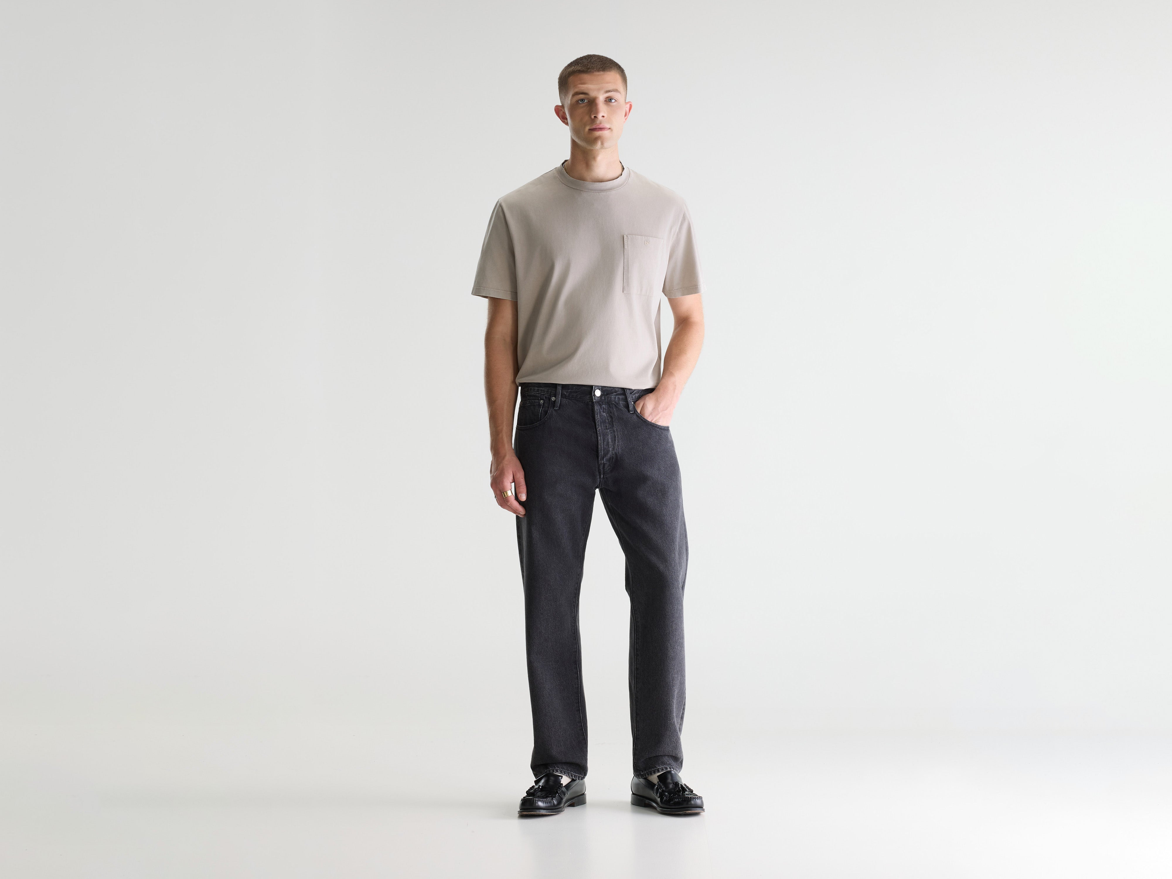 Denim N. 01 losse jeans (262 / M / VINTAGE BLACK)