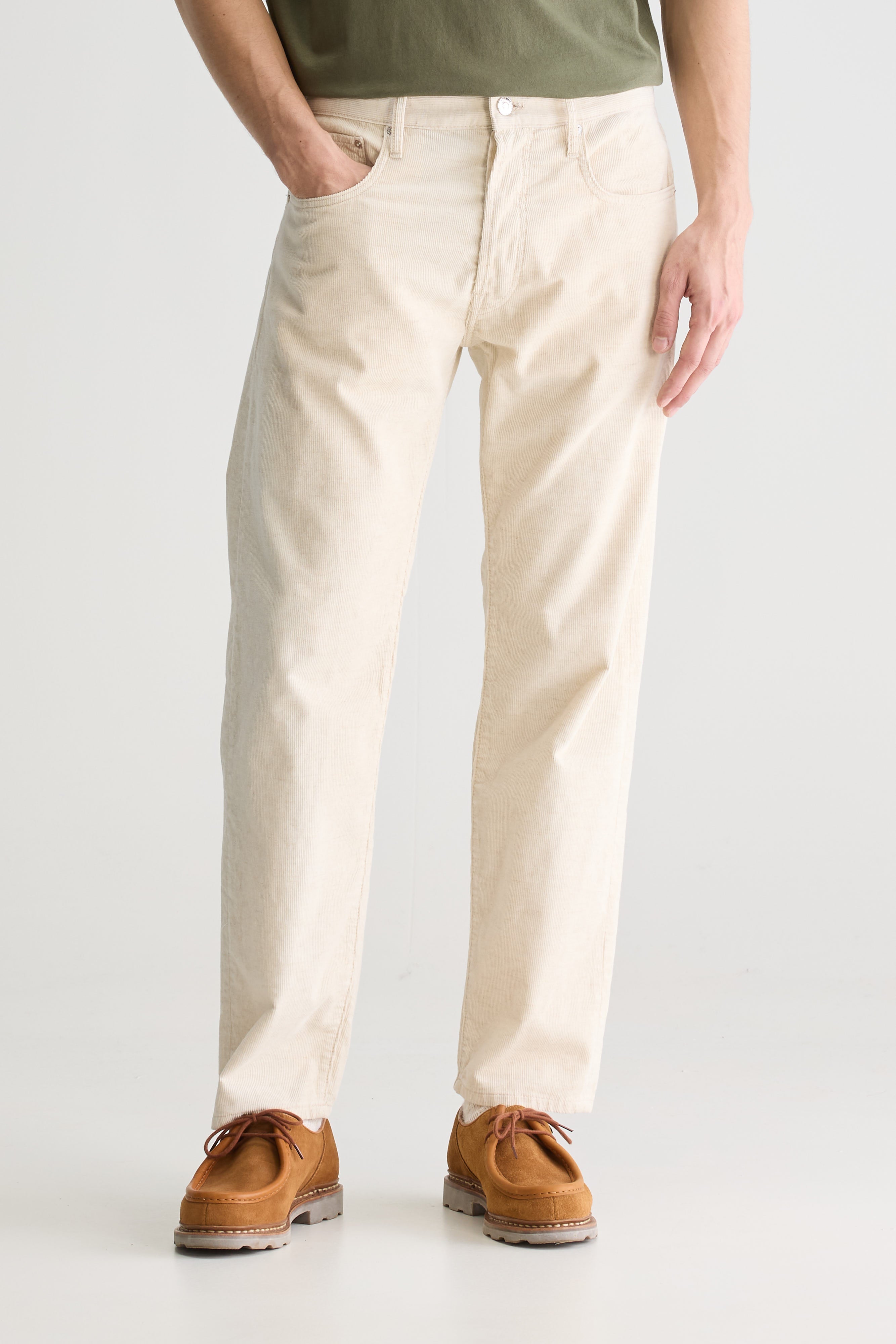 Percy dad-stijl broek (251 / M / CALCAIRE)