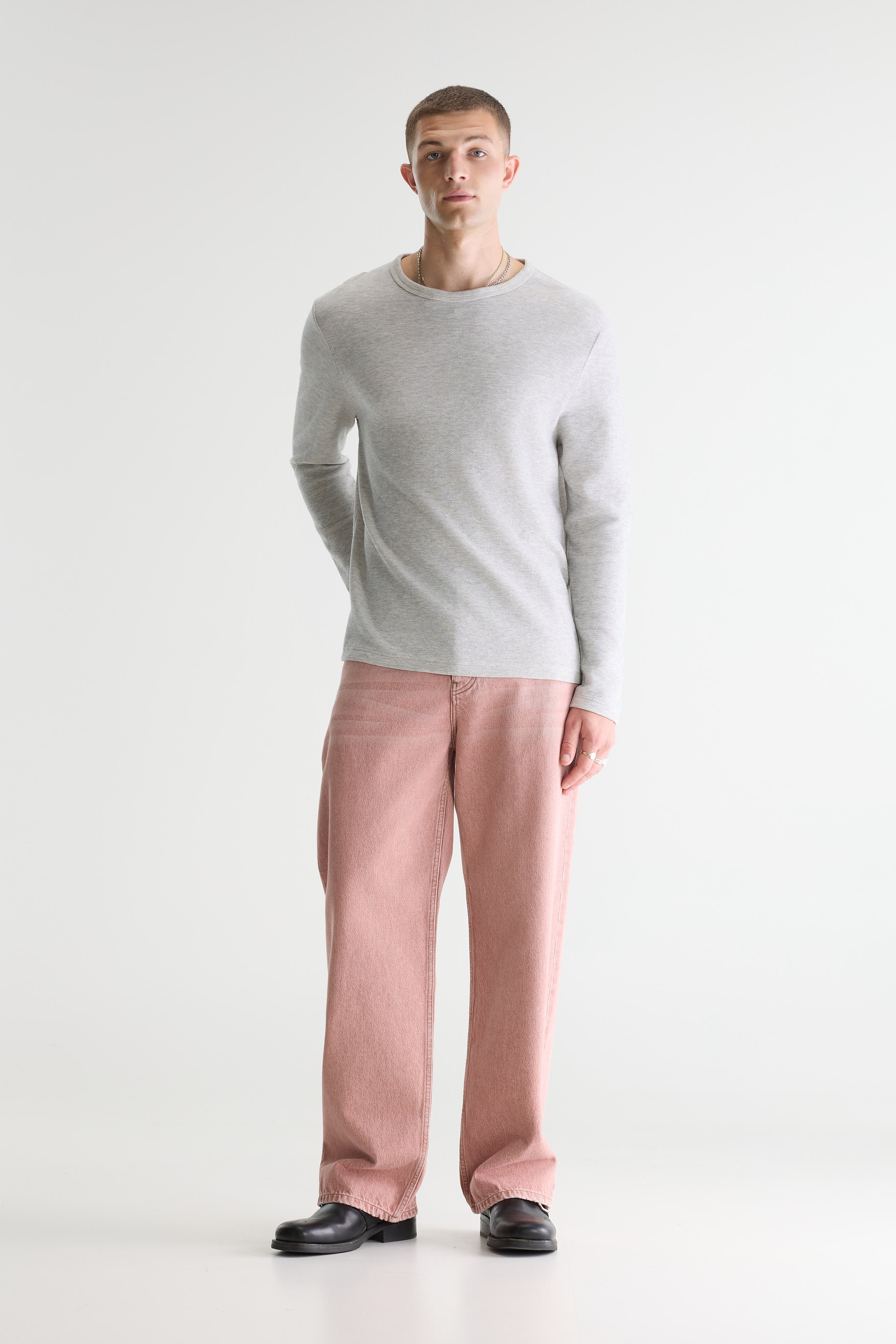 Fresh Long-sleeve T-shirt - Heather grey For Men | Bellerose