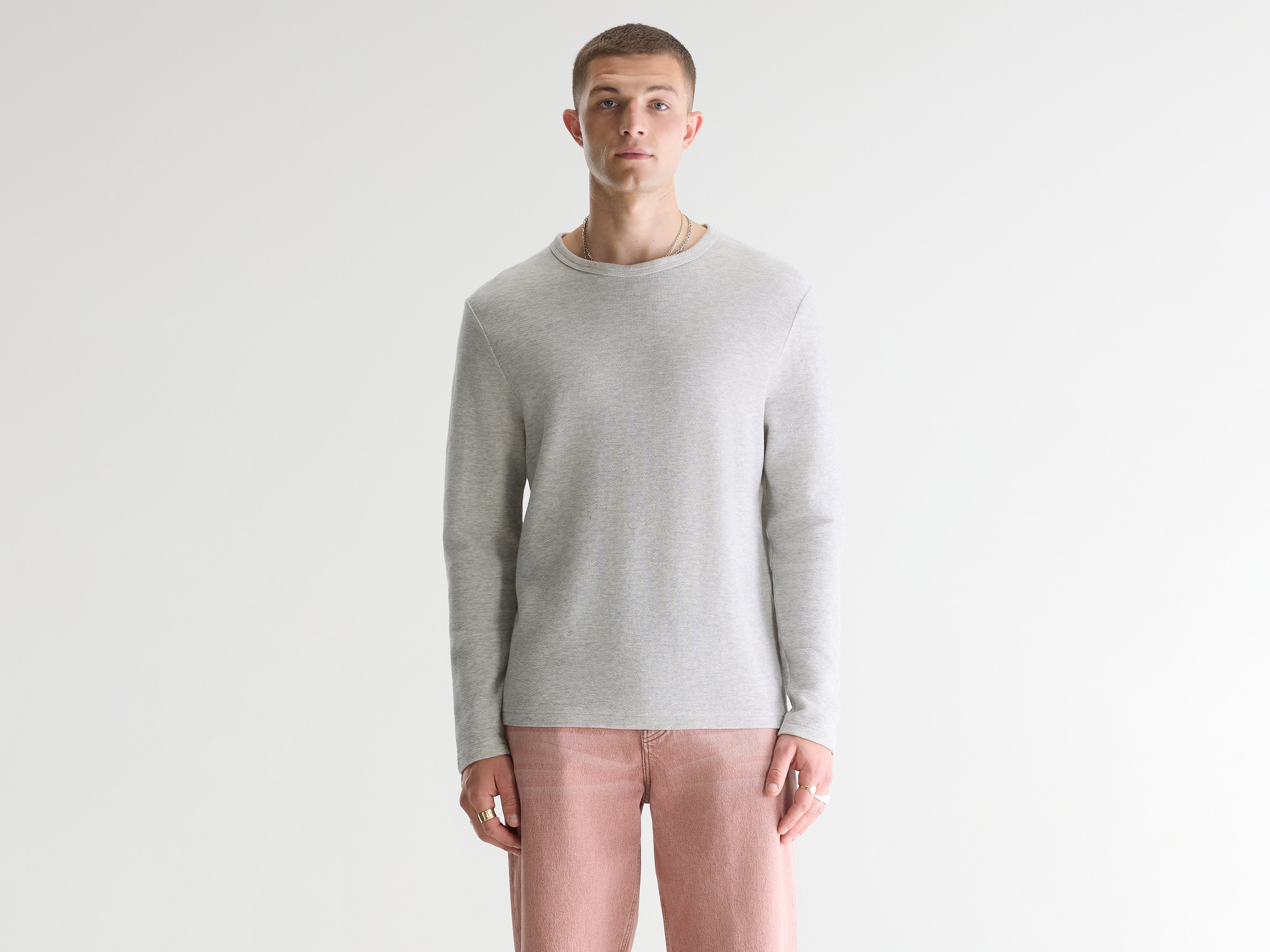 Fresh long-sleeve t-shirt (242 / M / H. GREY)