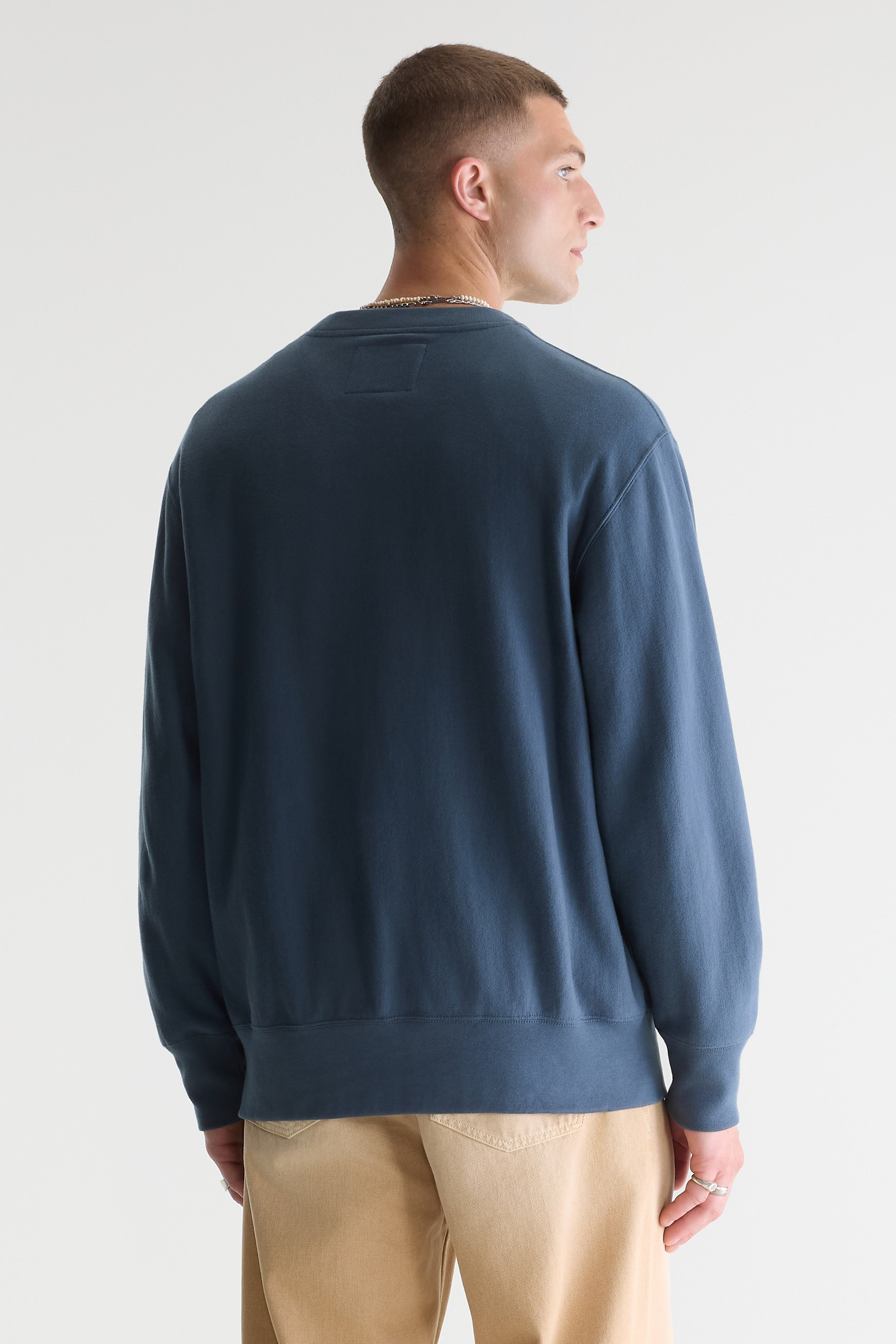 Flake crewneck sweatshirt (242 / M / DOVE)