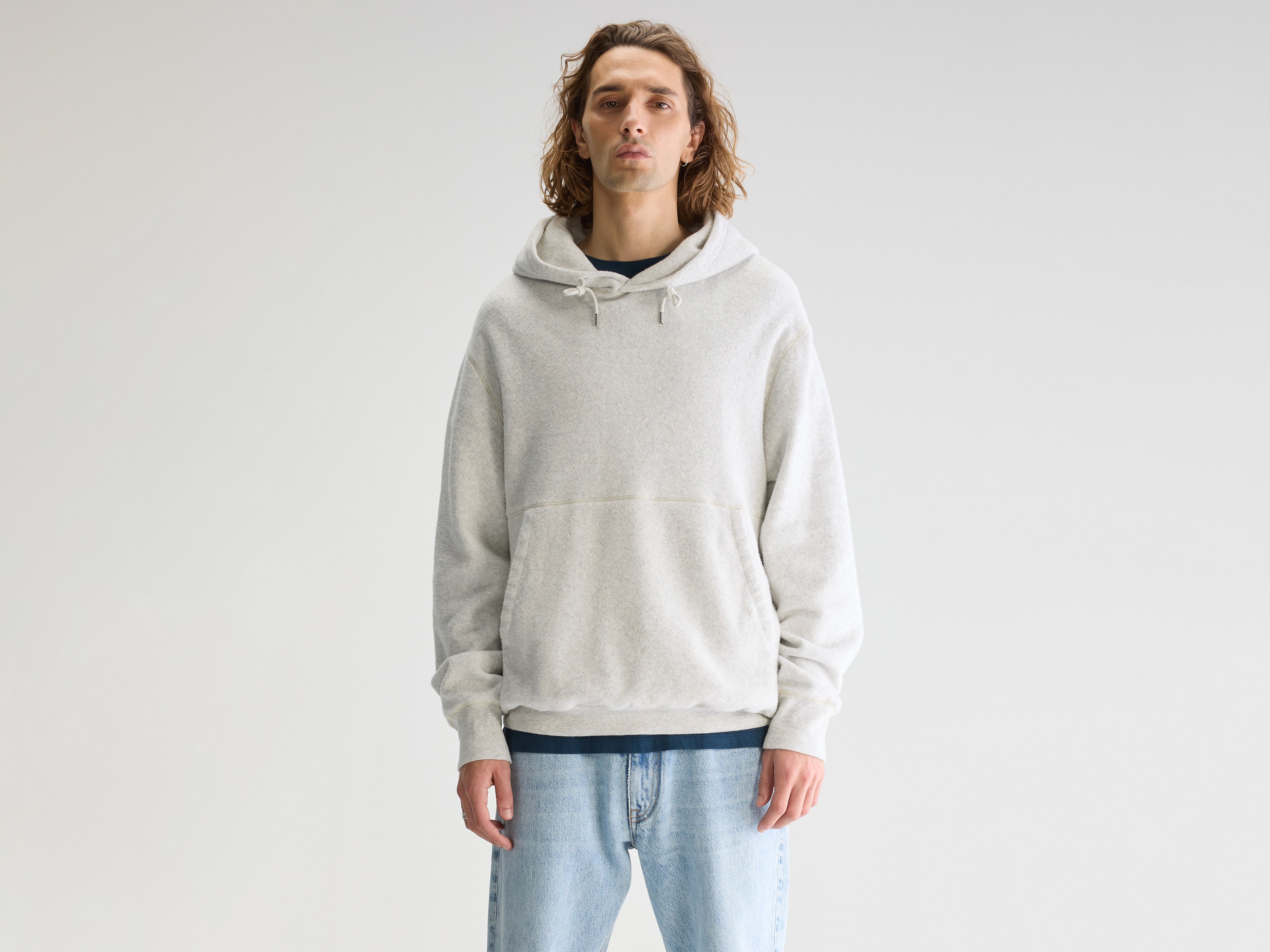 Mattis relaxed hoodie (251 / M / OYSTER)
