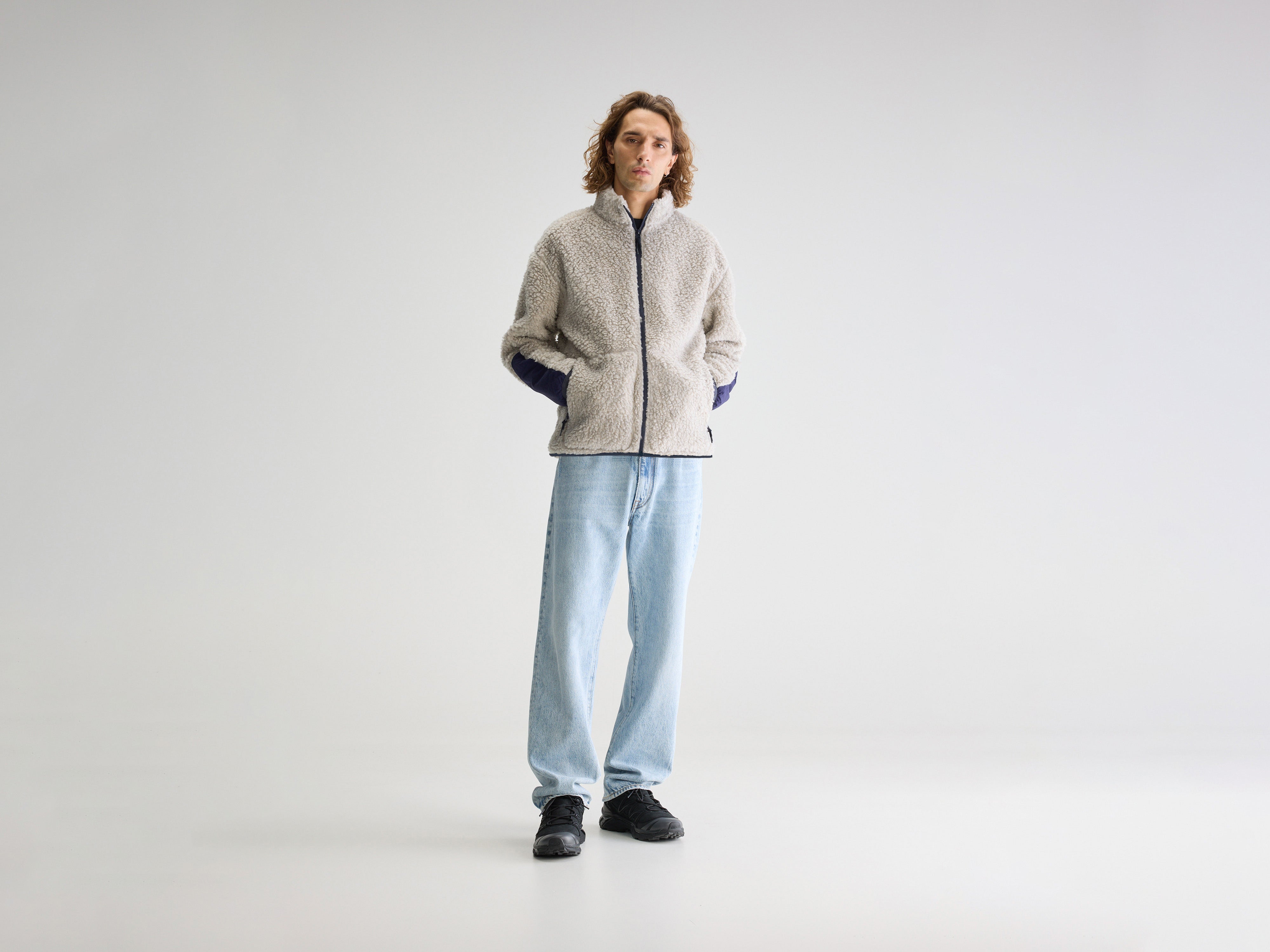 Jordel zip-up sweatshirt jacket (251 / M / H. GREY)