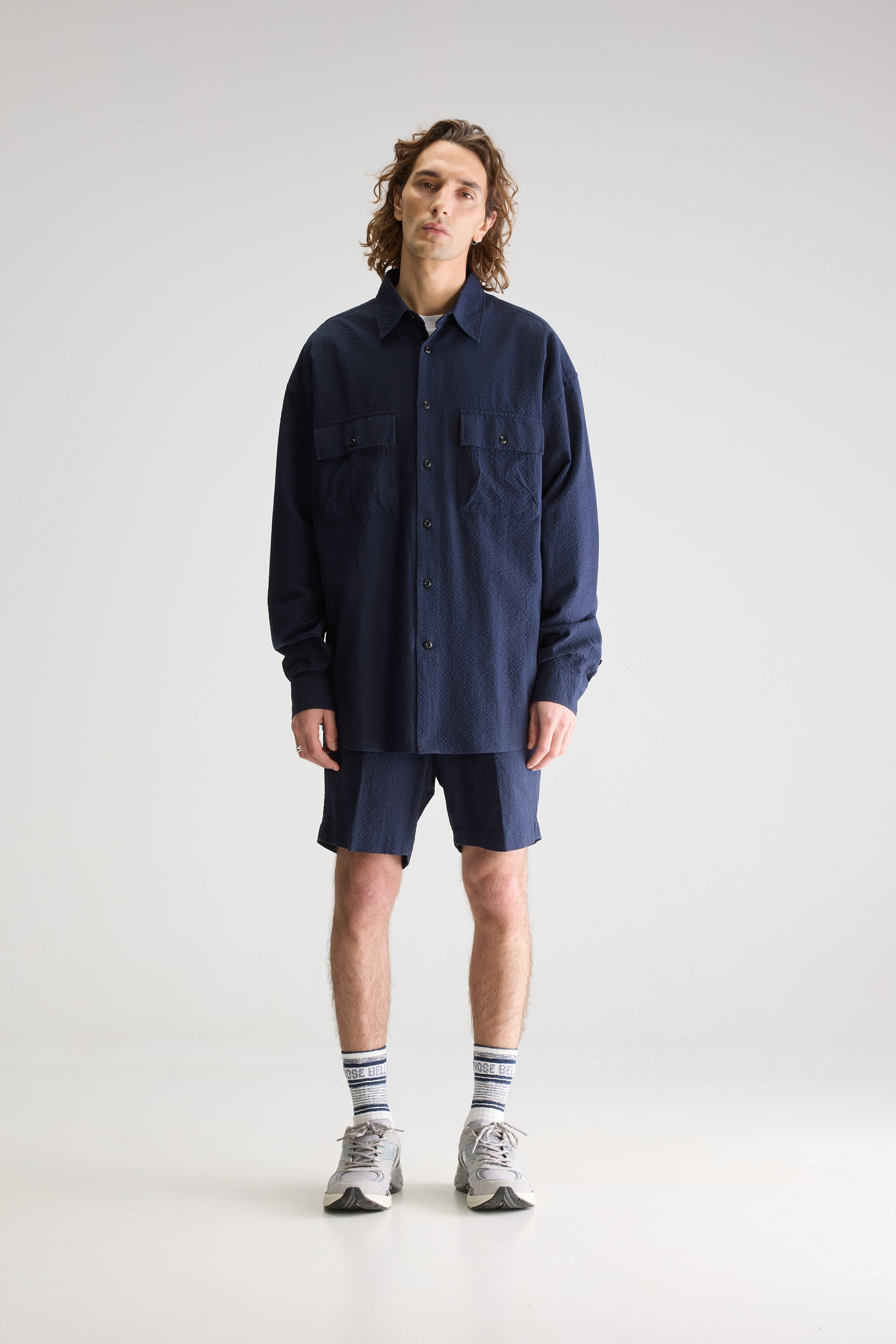 Flopok shirt (251 / M / NAVY)