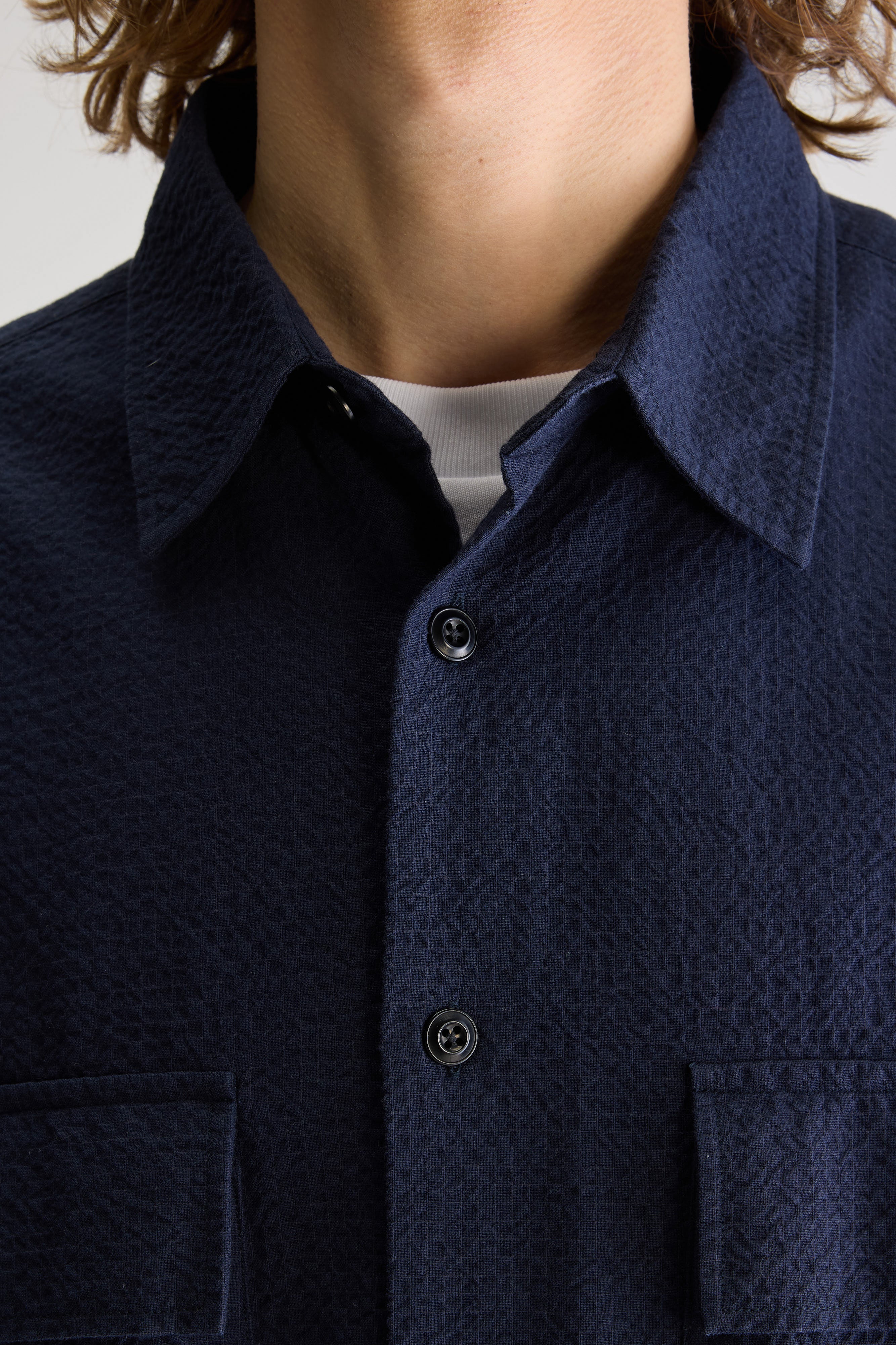 Flopok shirt (251 / M / NAVY)