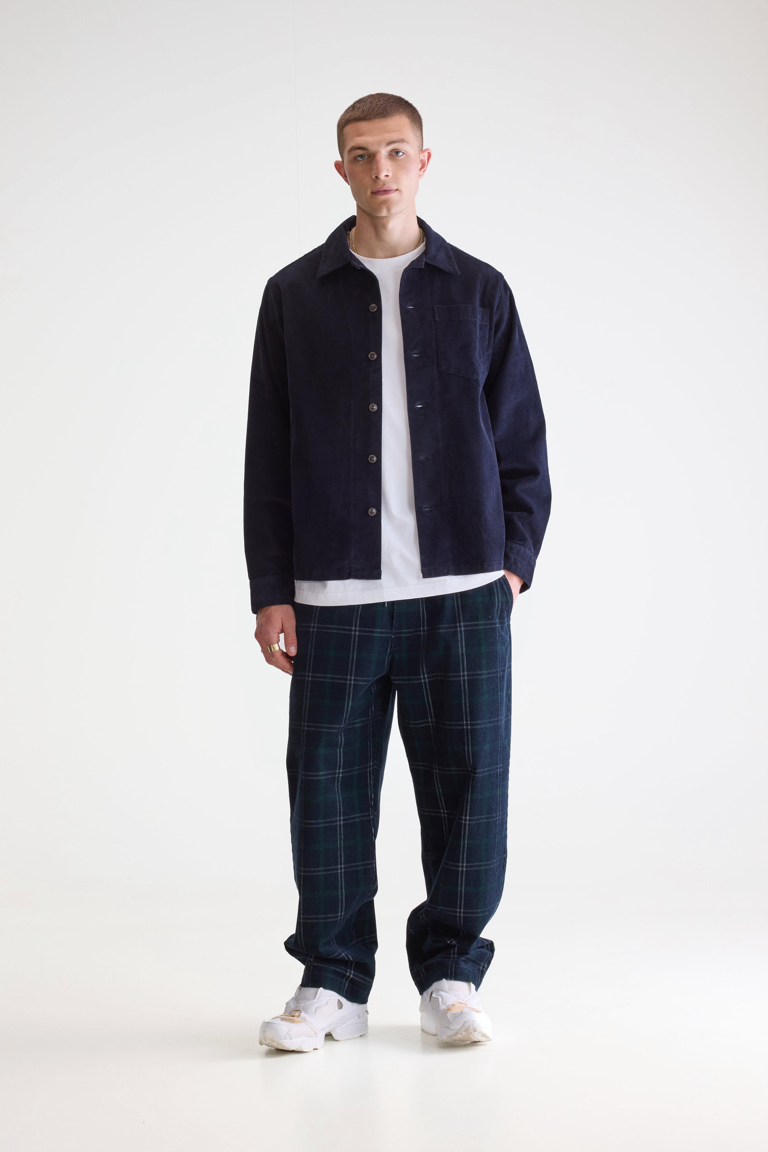 Goney corduroy overshirt (242 / M / NAVY)