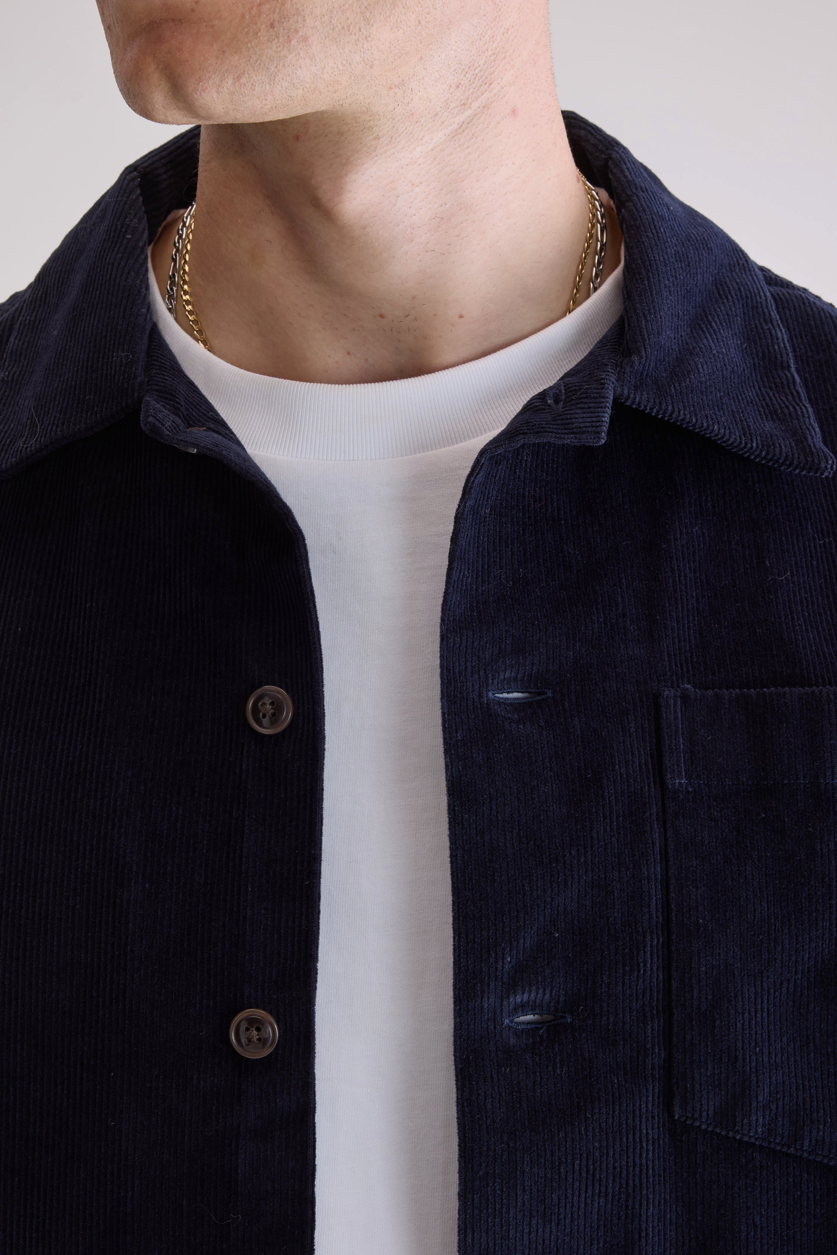 Goney corduroy overshirt (242 / M / NAVY)