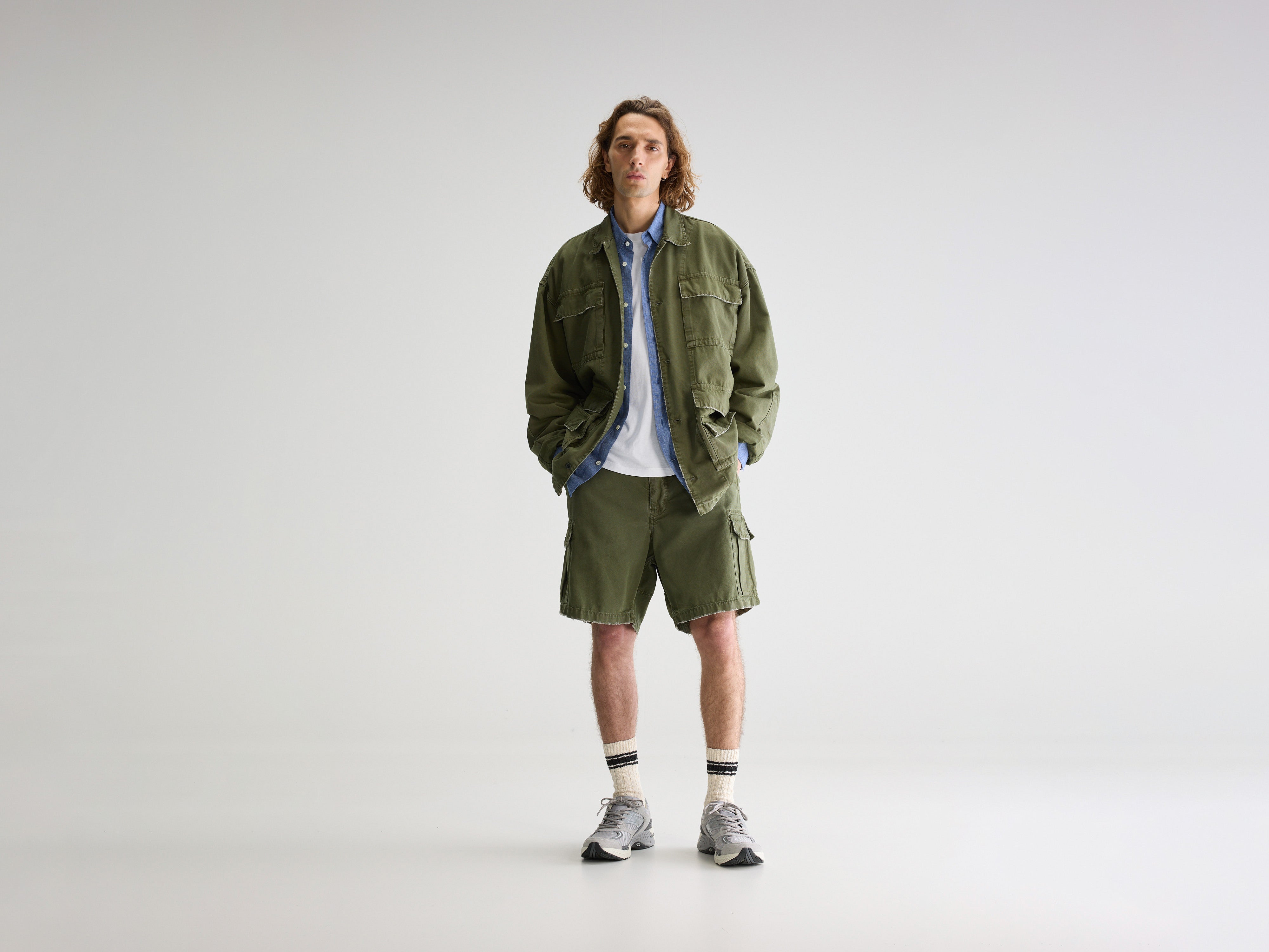 Kobi regular jacket (251 / M / DUSTY OLIVE)