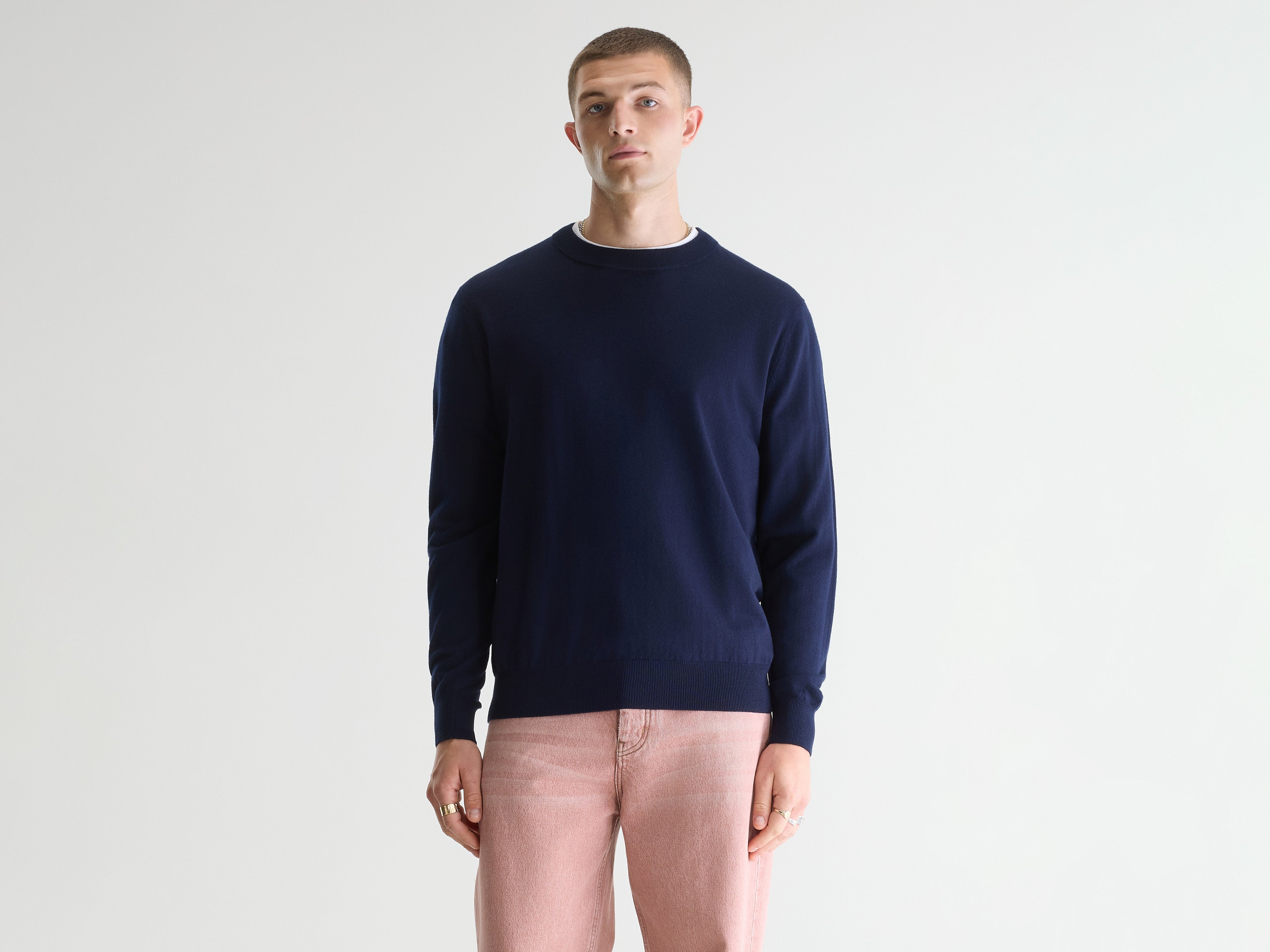 Dilliv crewneck sweater (251 / M / NAVY)