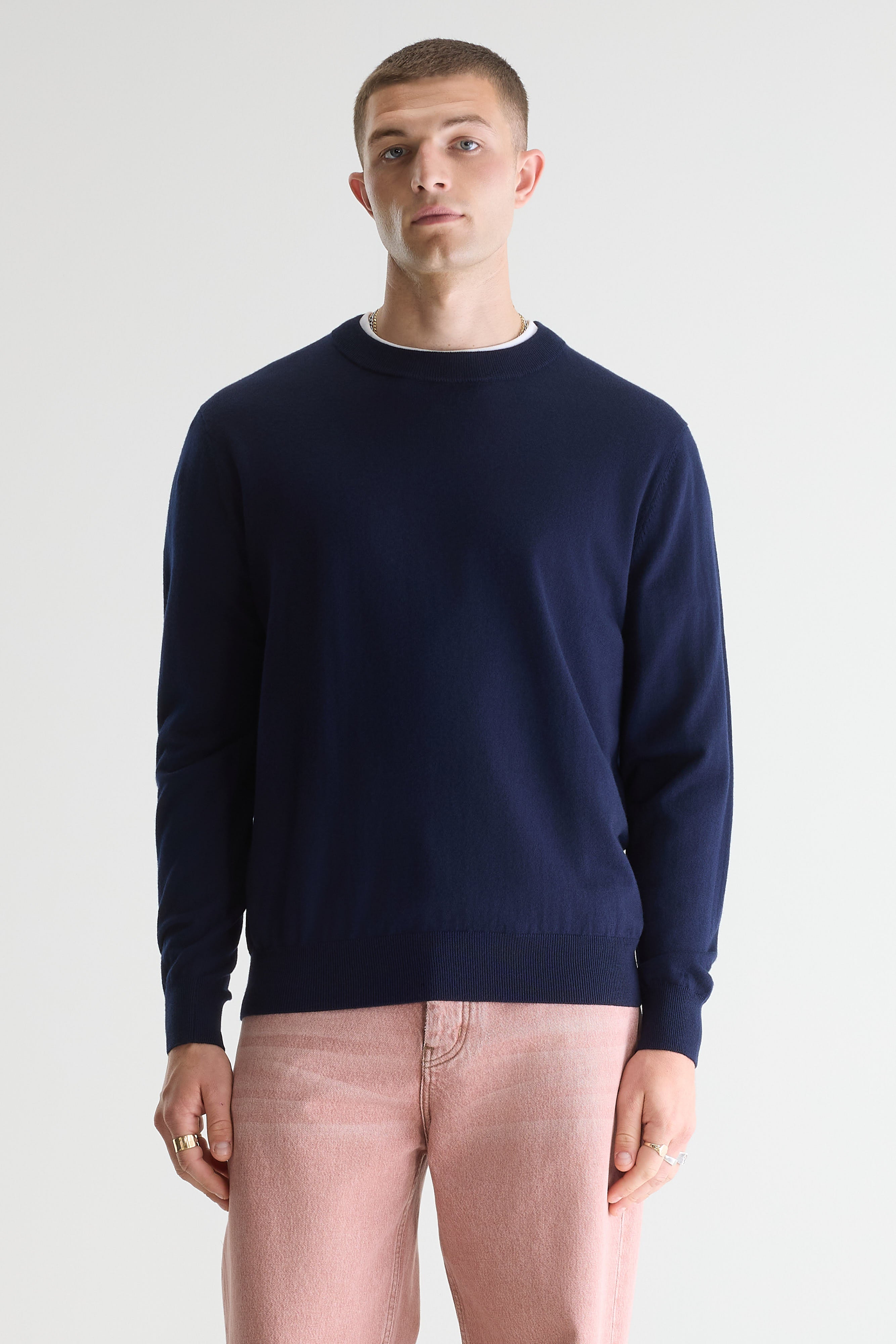 Dilliv Crewneck Sweater - Navy For Men | Bellerose