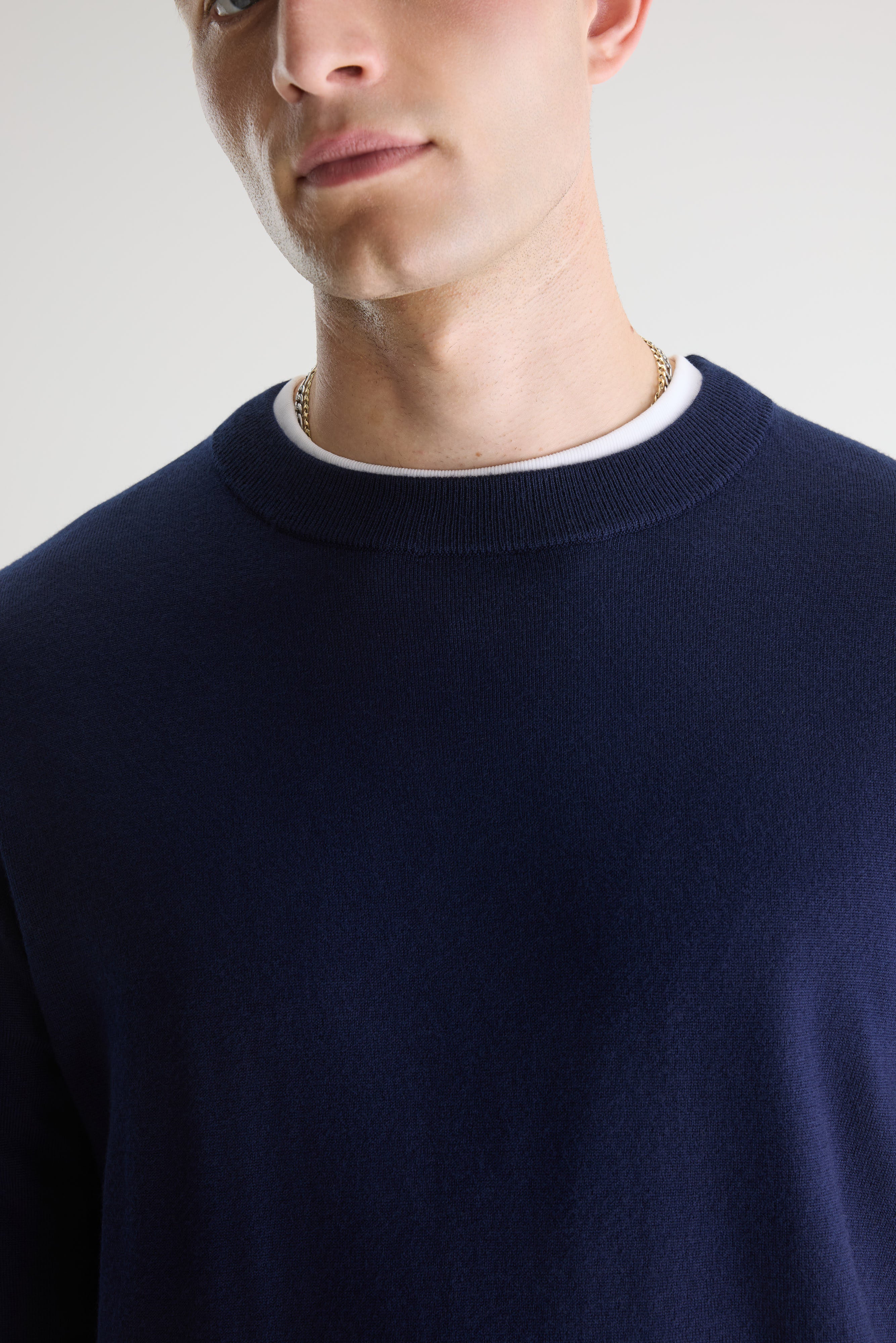 Dilliv crewneck sweater (251 / M / NAVY)