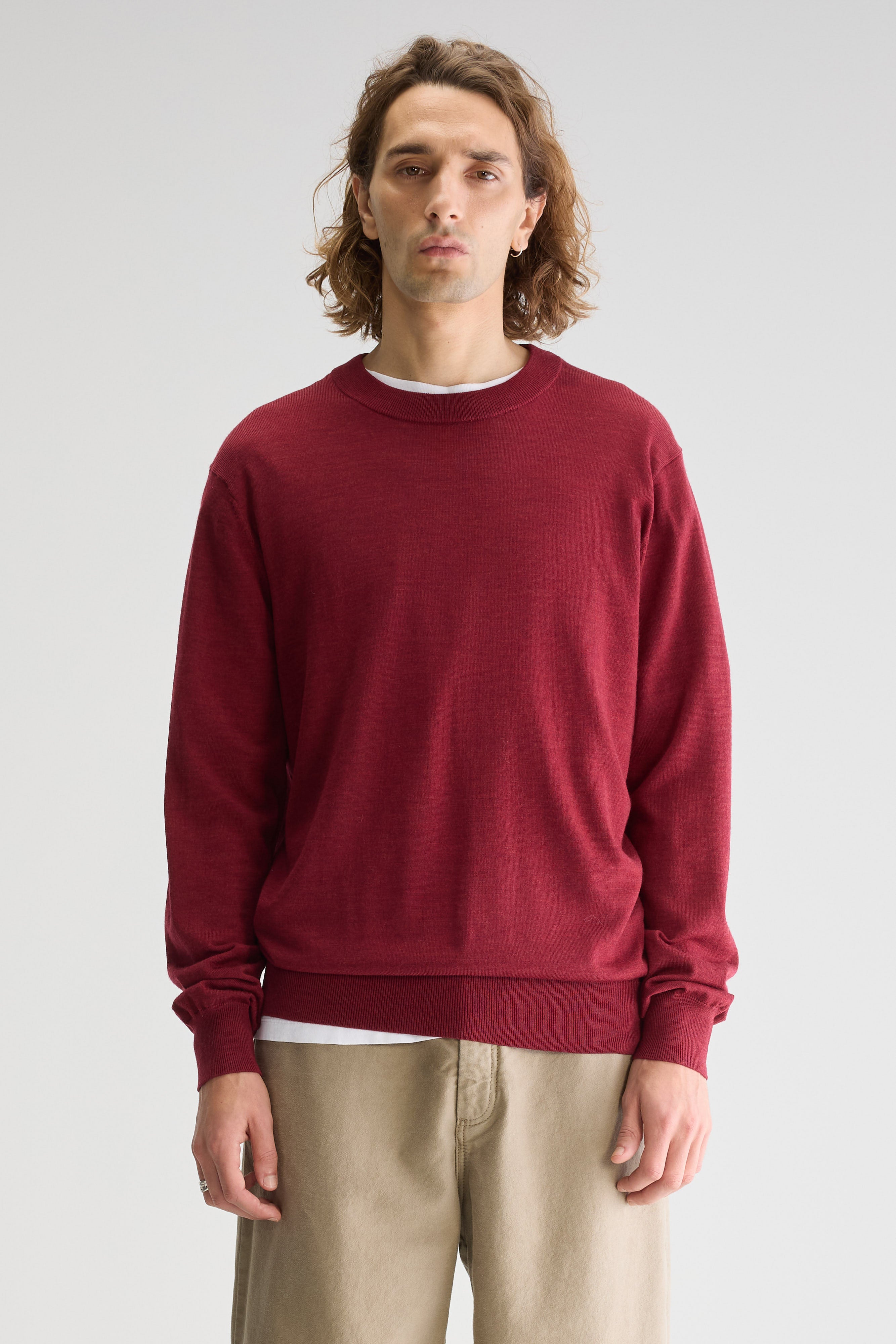 Pull Col Rond Dilliv - Dried tomato Pour Homme | Bellerose