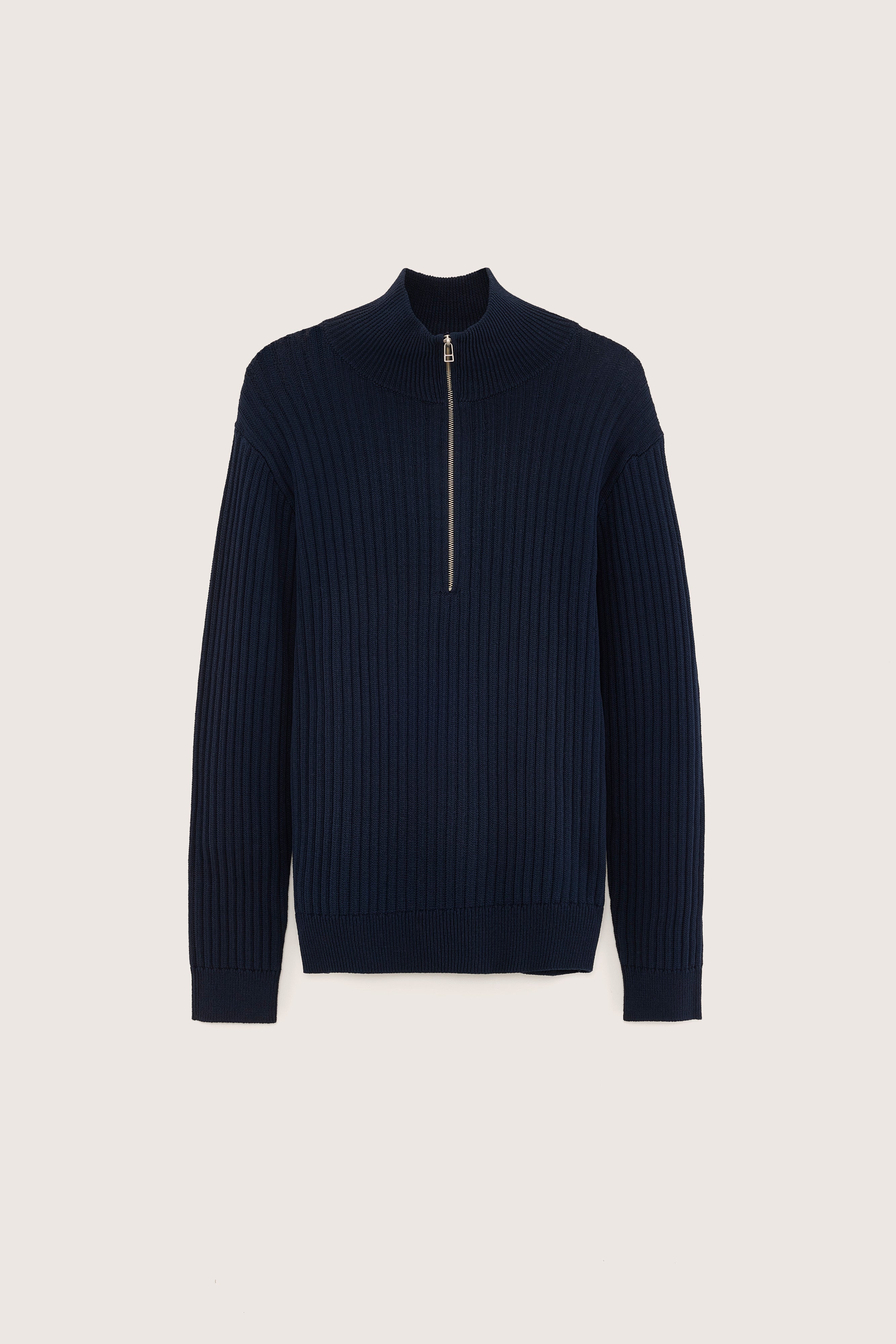 Asiz half-zip sweater (251 / M / NAVY)