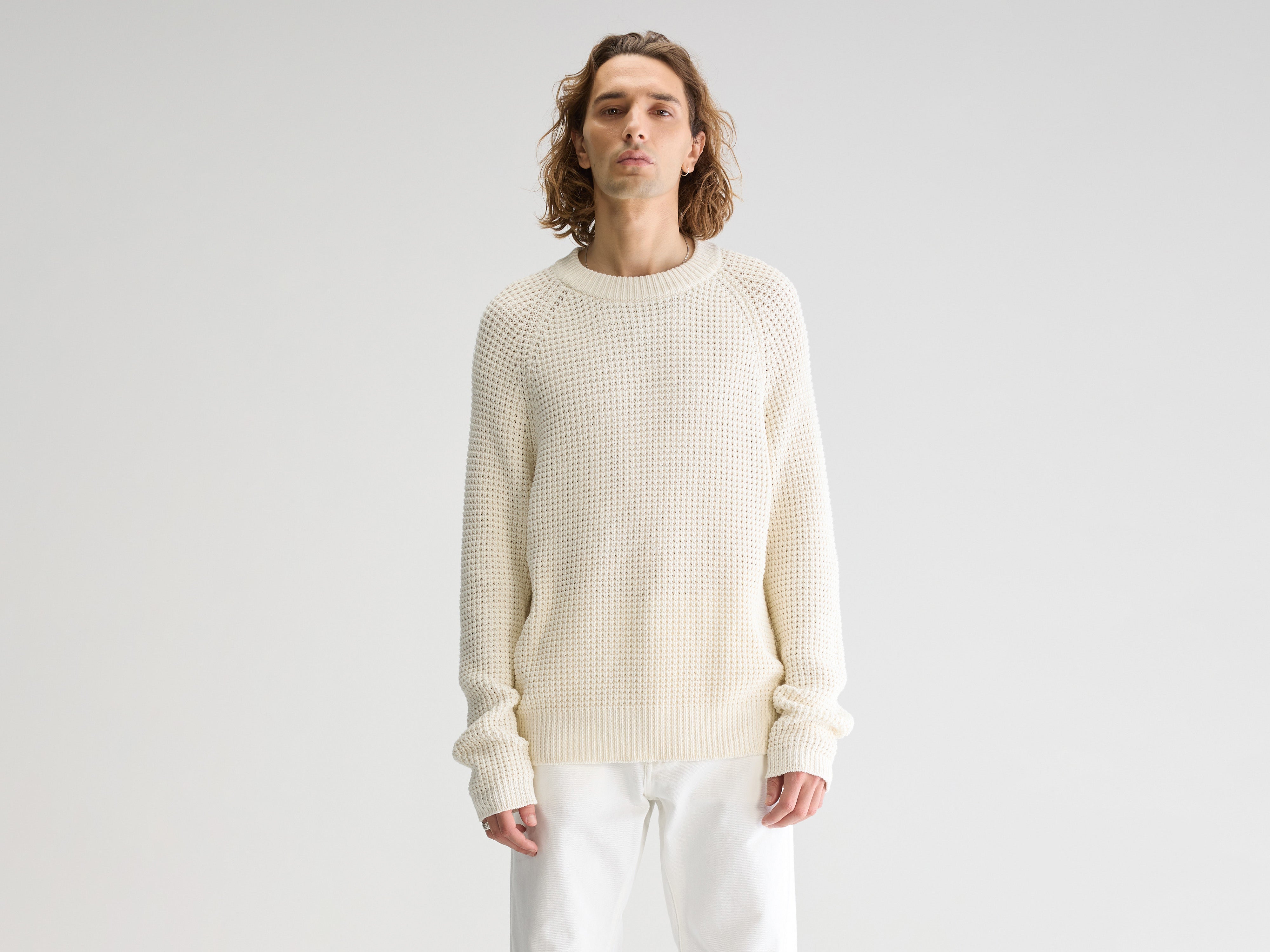 Grack crewneck sweater (251 / M / OFF WHITE)