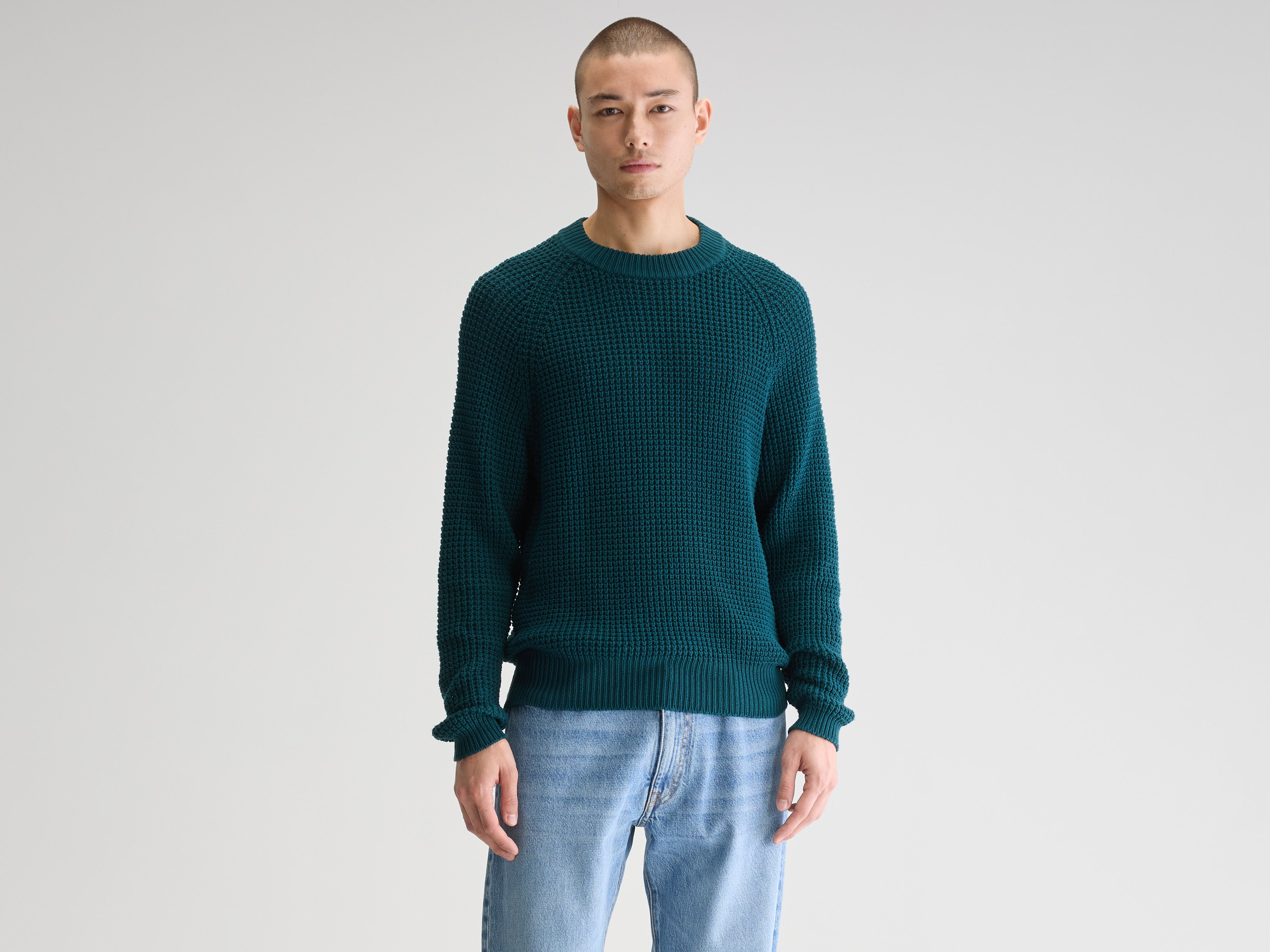 Pull col rond Grack (251 / M / TEAL)