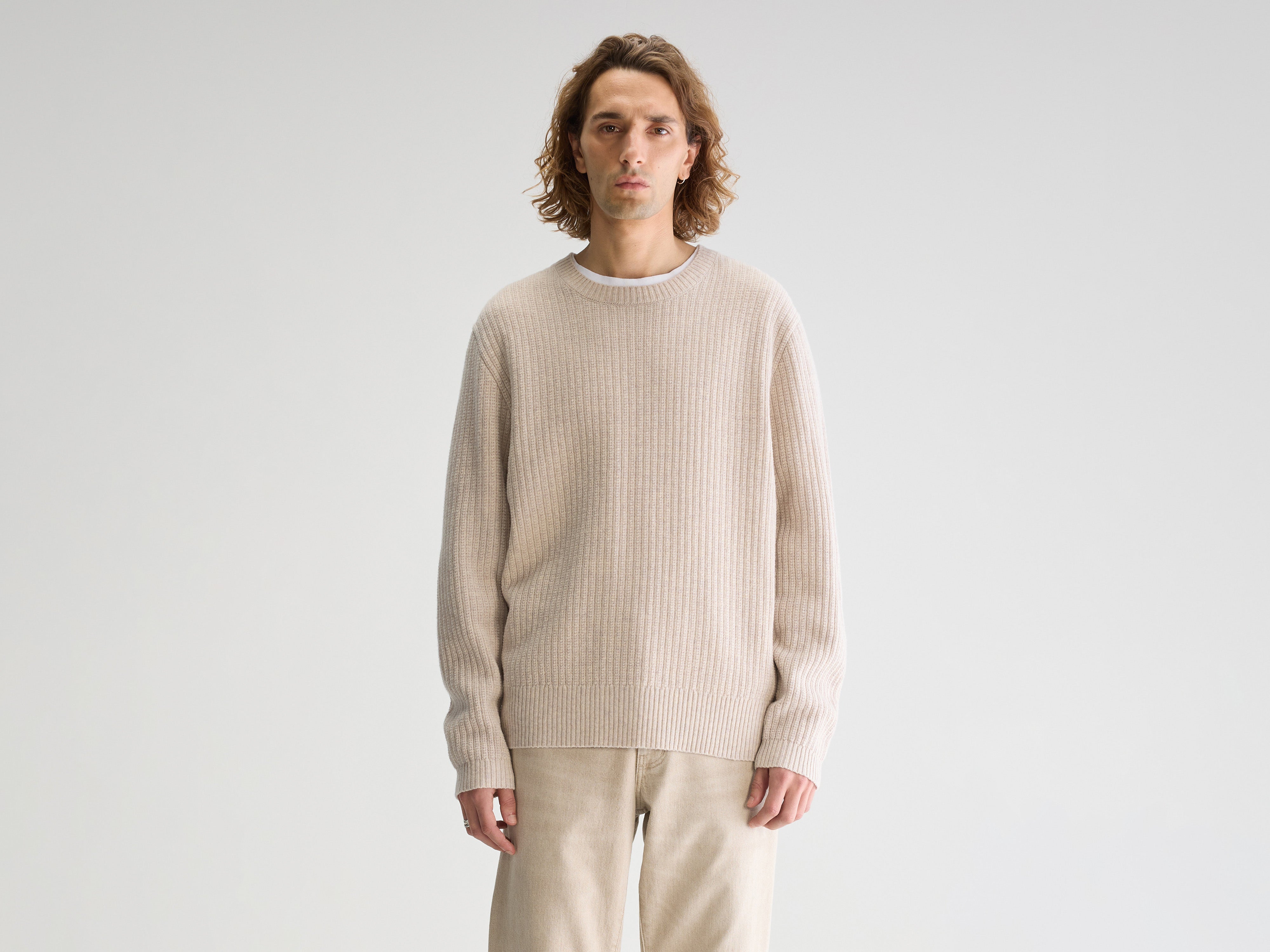 Geivy crewneck sweater (251 / M / LIGHT GREY)