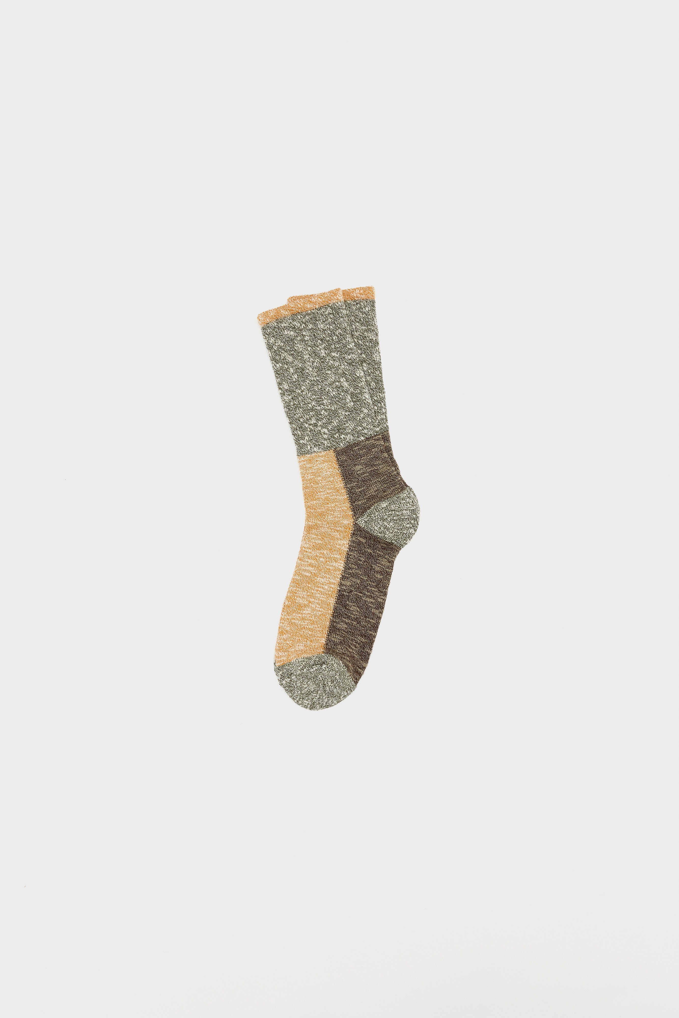 Chaussettes Mi-mollet Biffi - Dusty olive Pour Homme | Bellerose