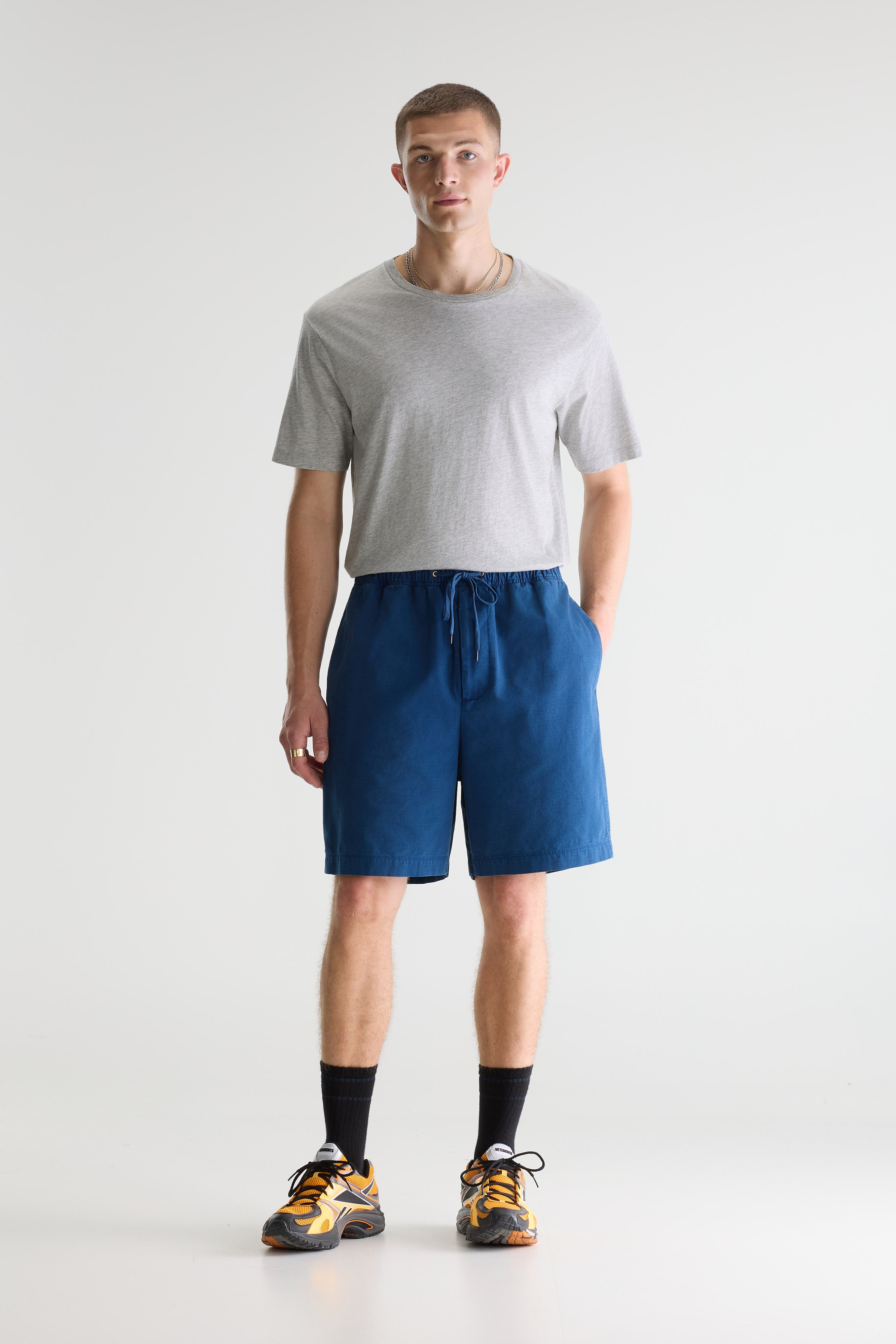 Flank Wide Shorts - Worker For Men | Bellerose