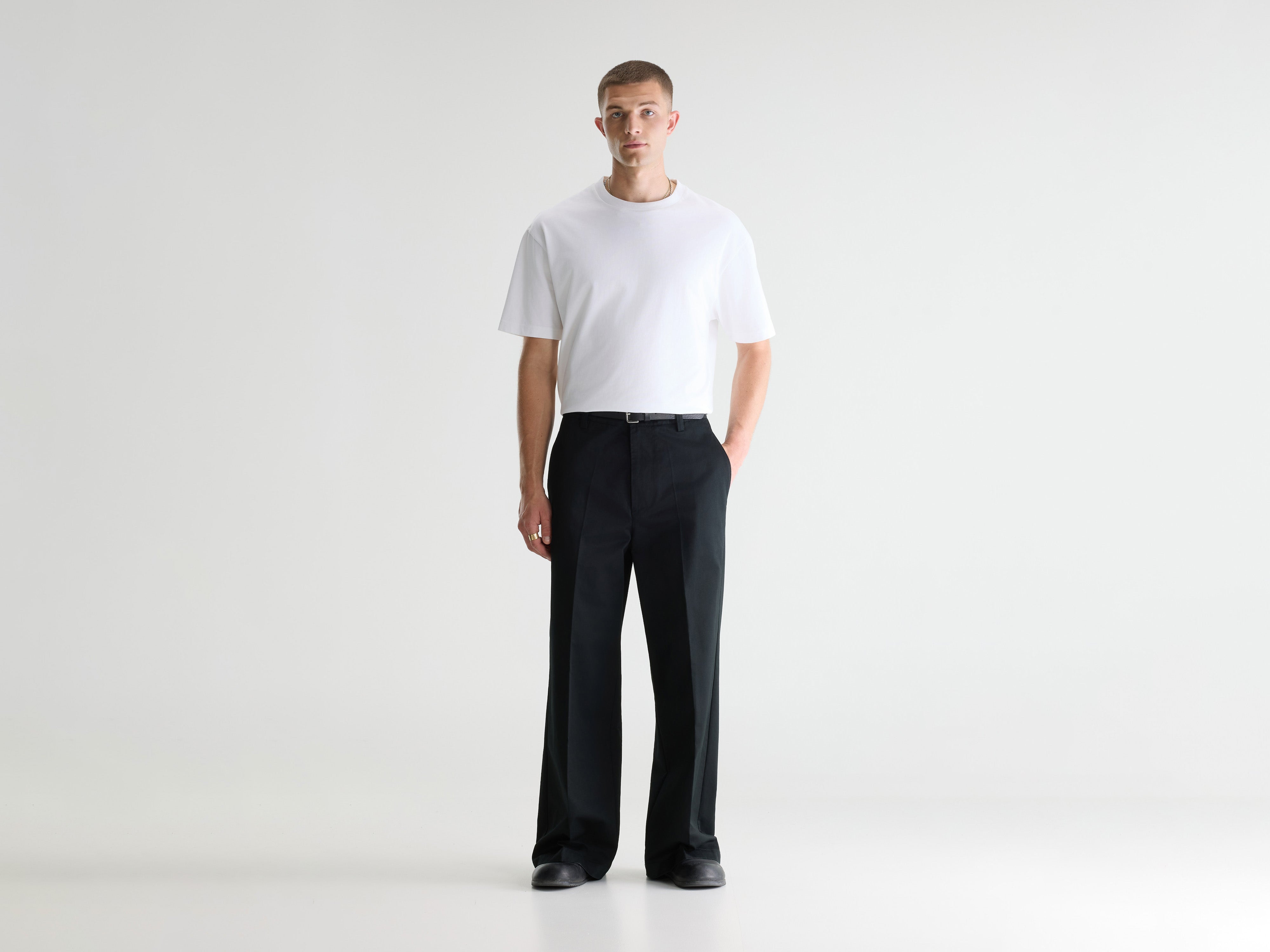 Swag wide trousers (261 / M / BLACK)