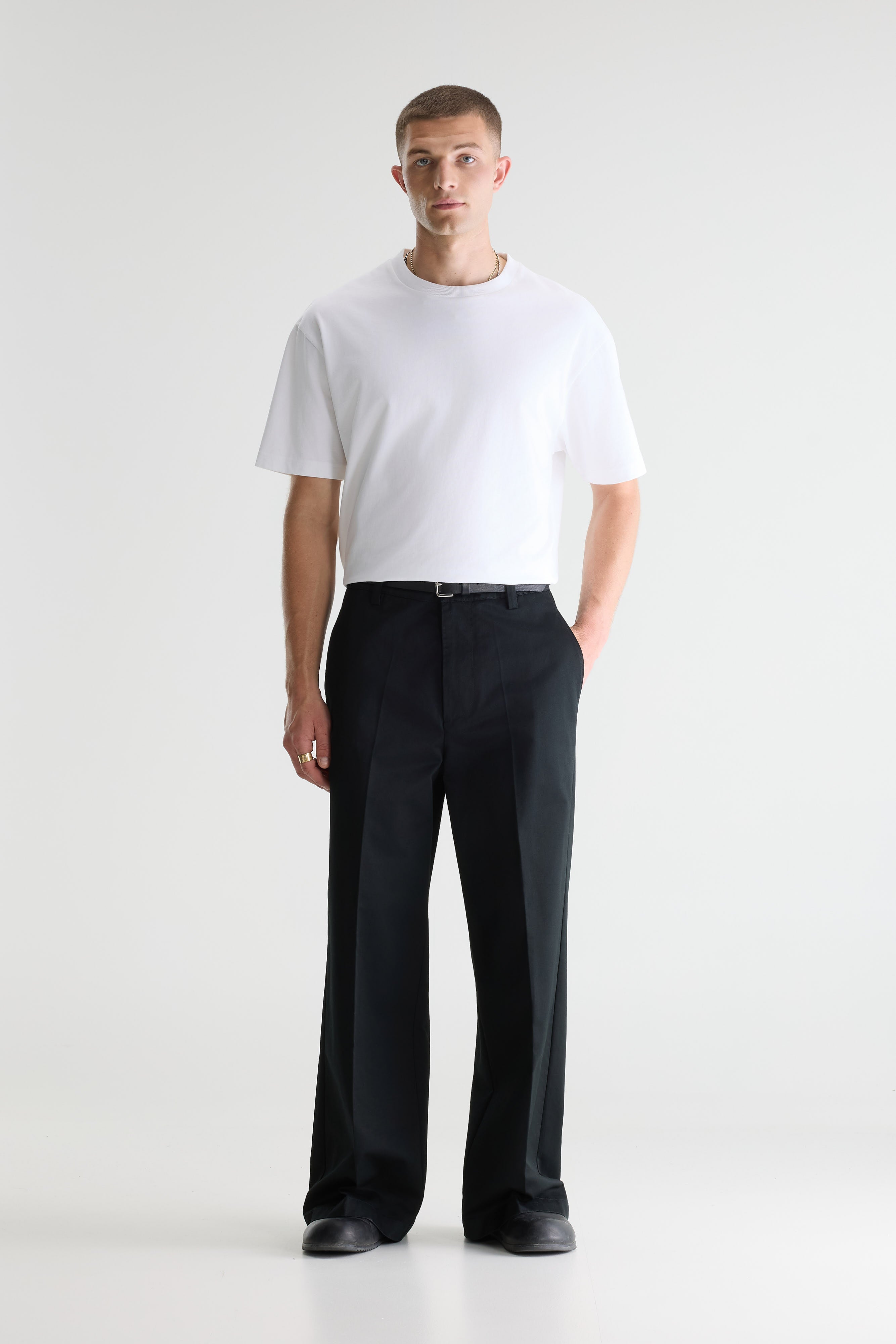 Swag wide trousers (261 / M / BLACK)