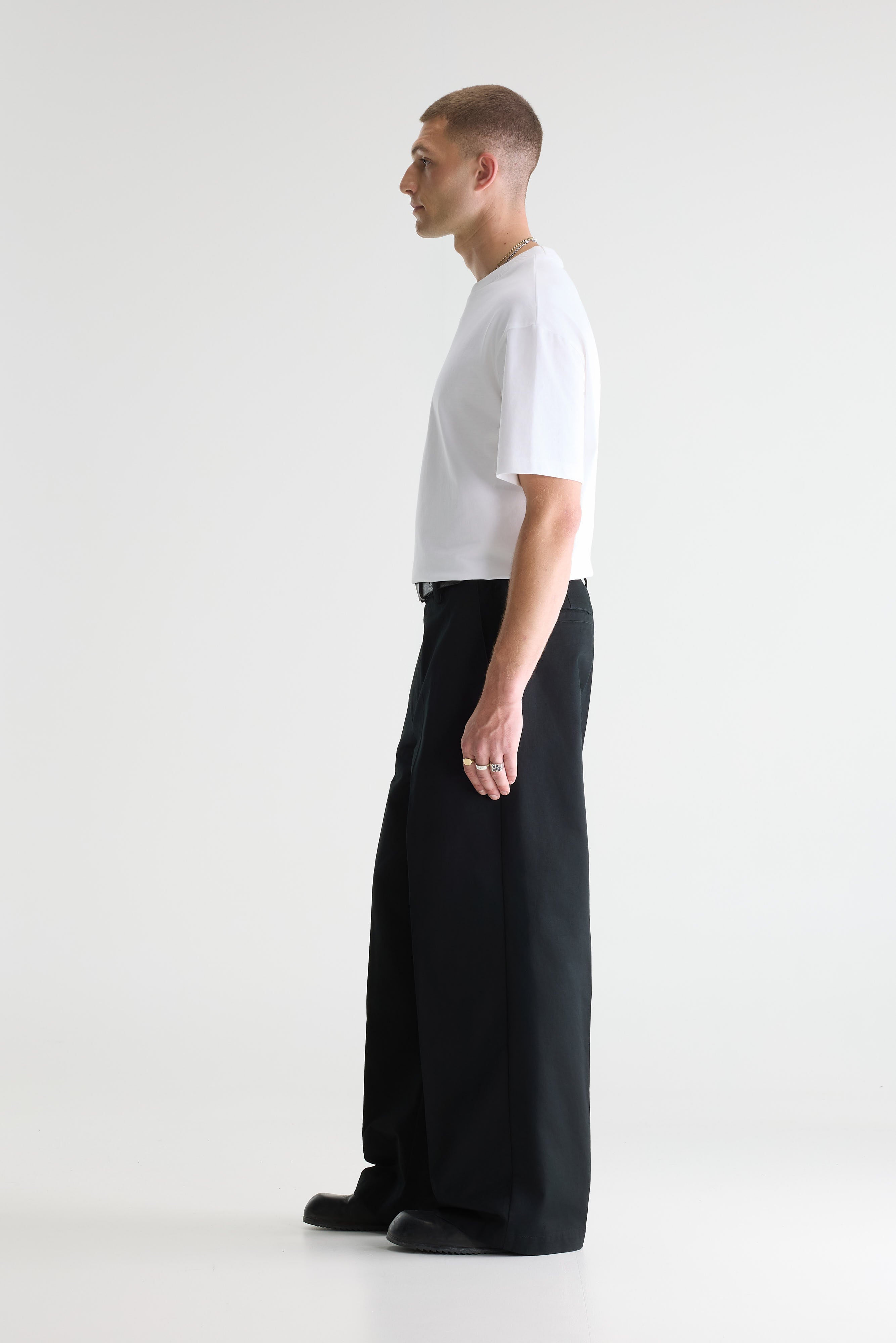 Swag wide trousers (261 / M / BLACK)