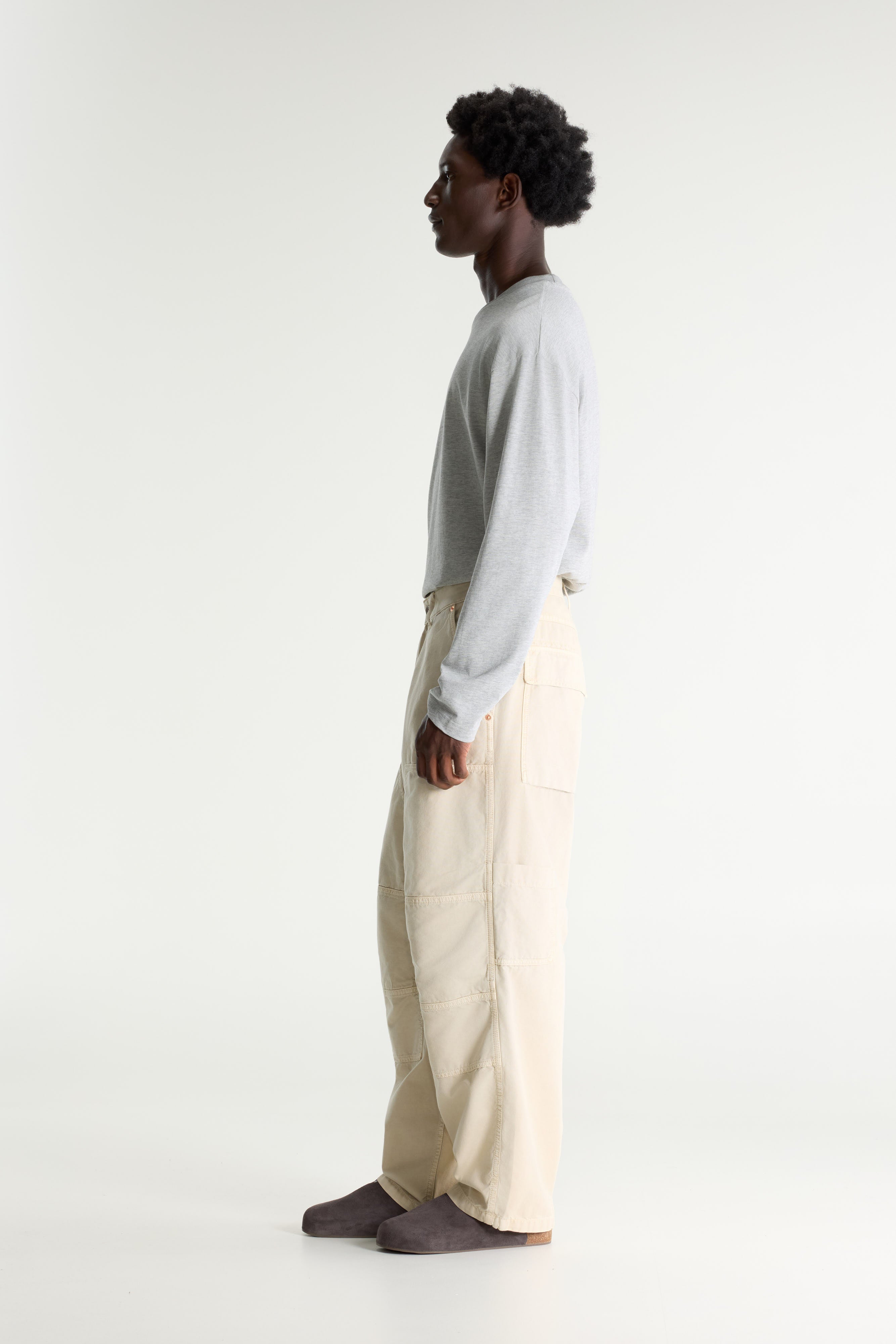 Panga baggy trousers (261 / M / BONE)