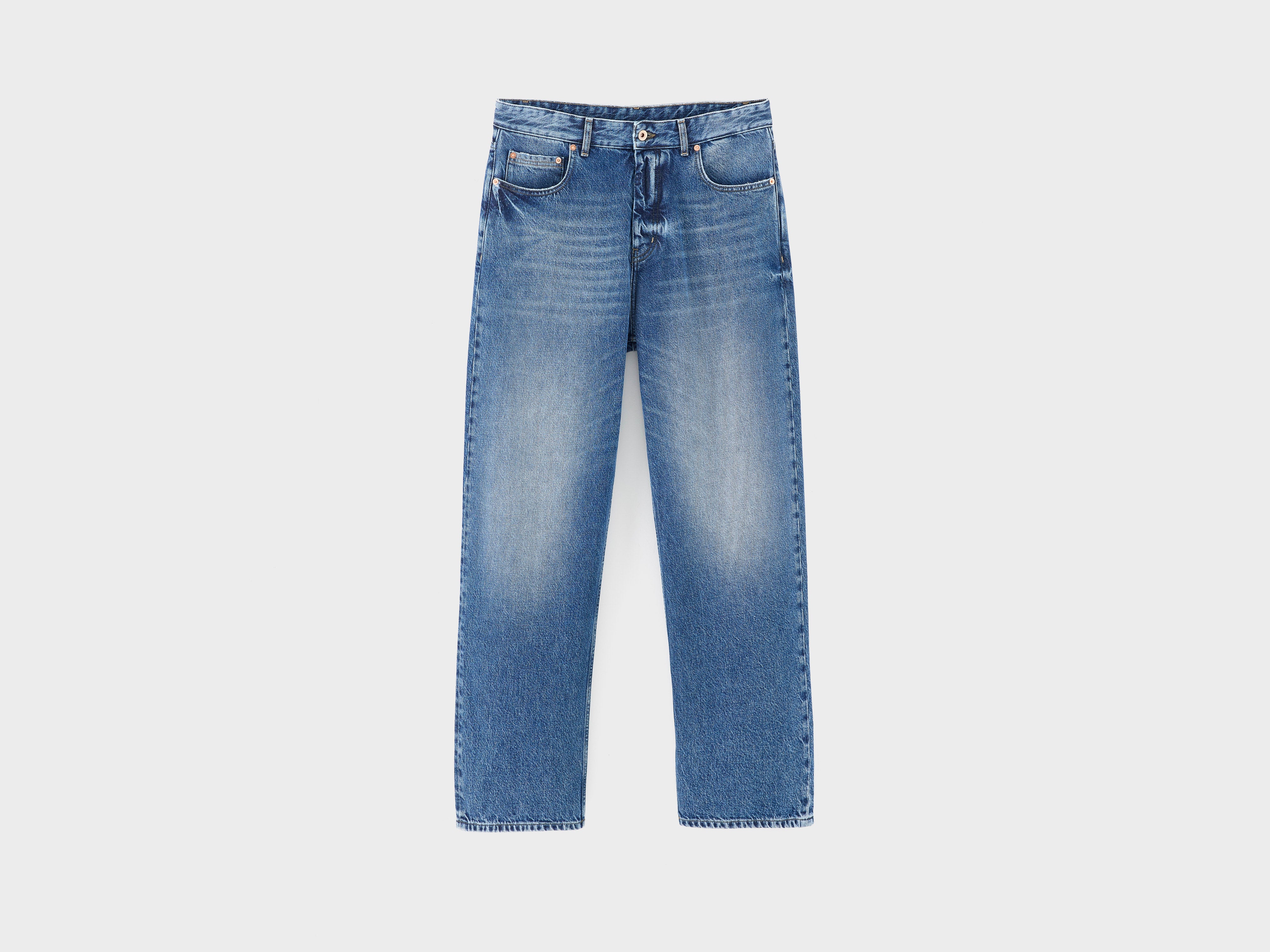 Denim N. 08 rechte jeans (261 / M / MD BLUE MARBLE)