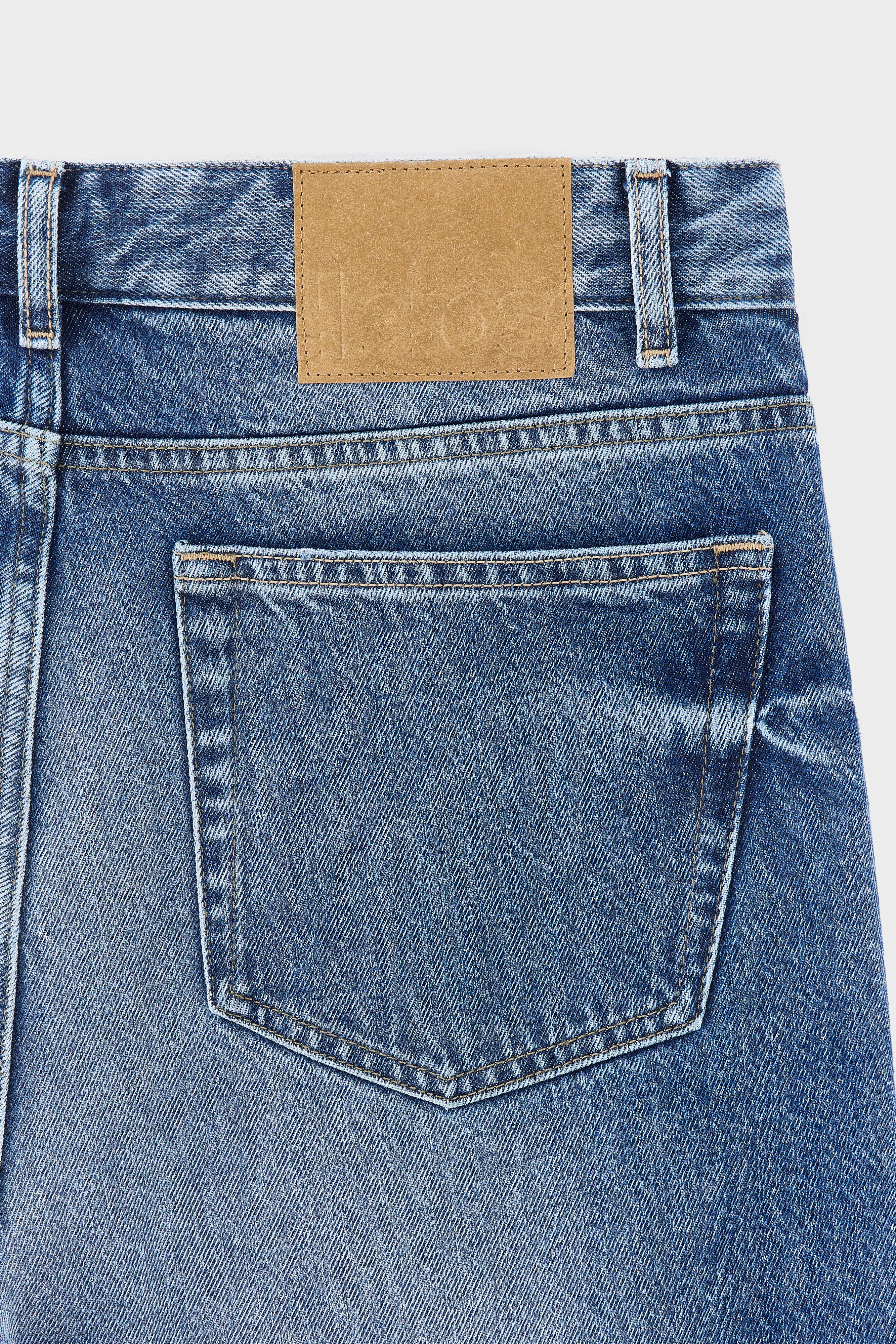 Denim N. 08 rechte jeans (261 / M / MD BLUE MARBLE)