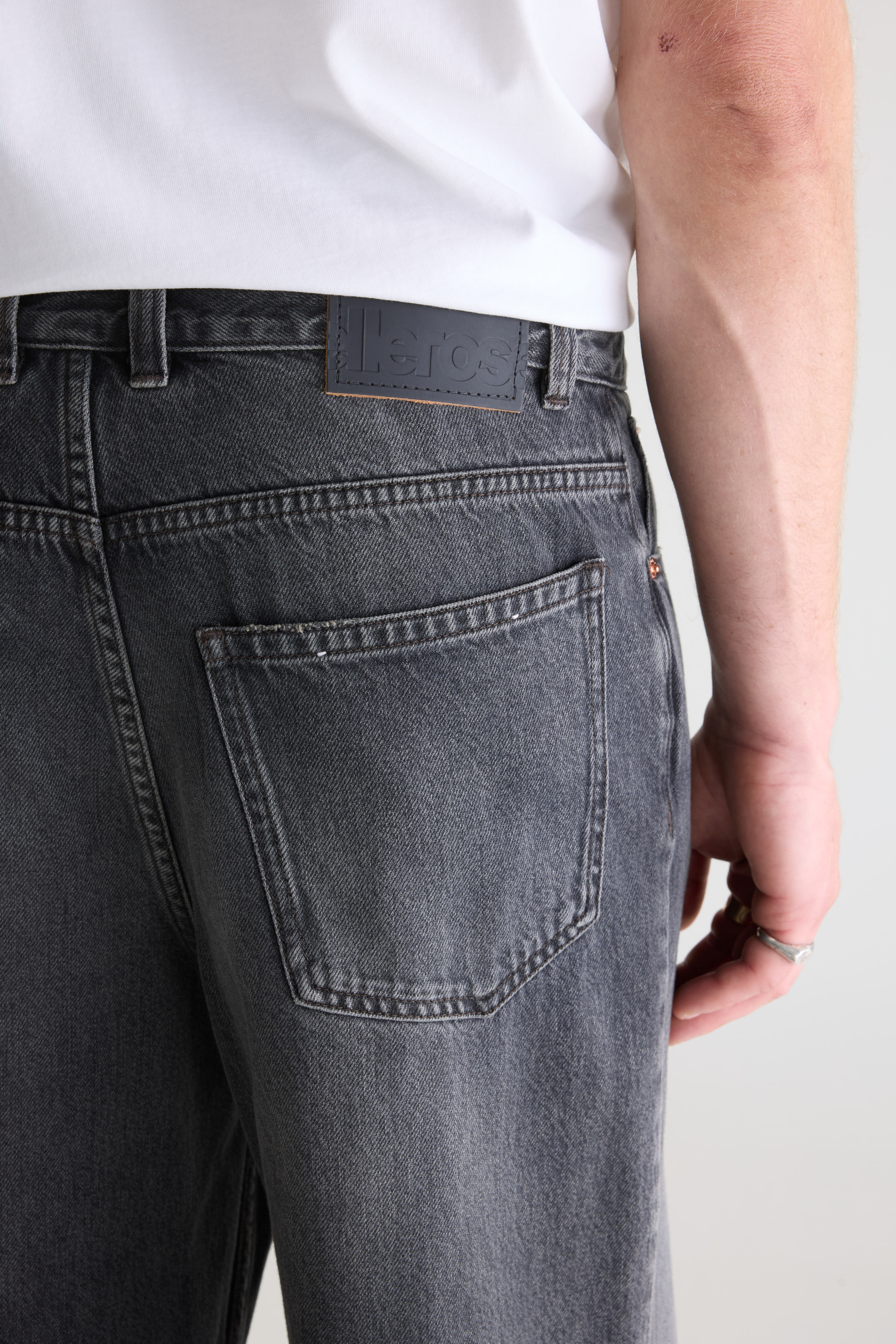 Denim N. 05 wijde jeans (261 / M / BLACK STONE)