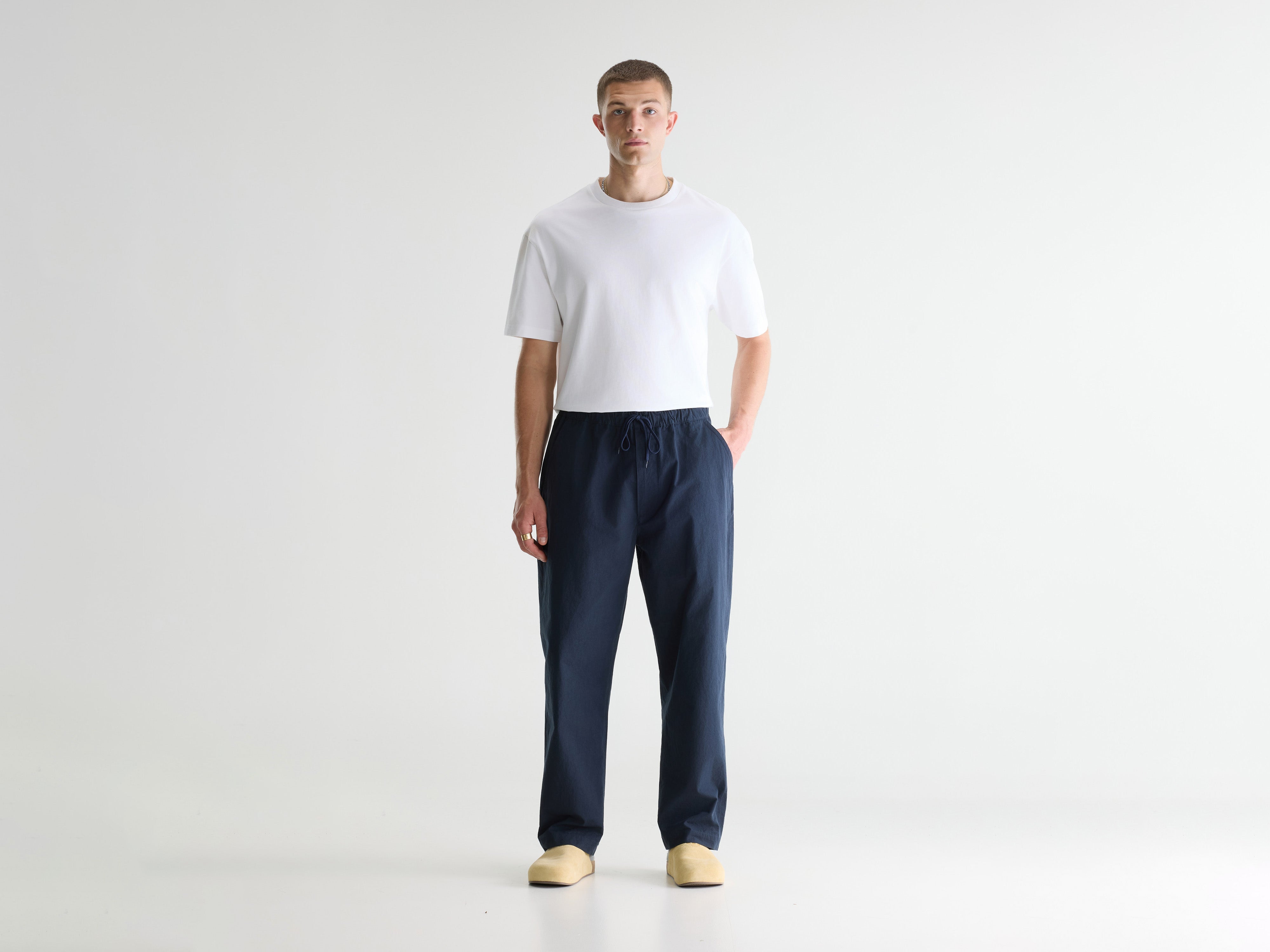 Julius baggy trousers (261 / M / NAVY)