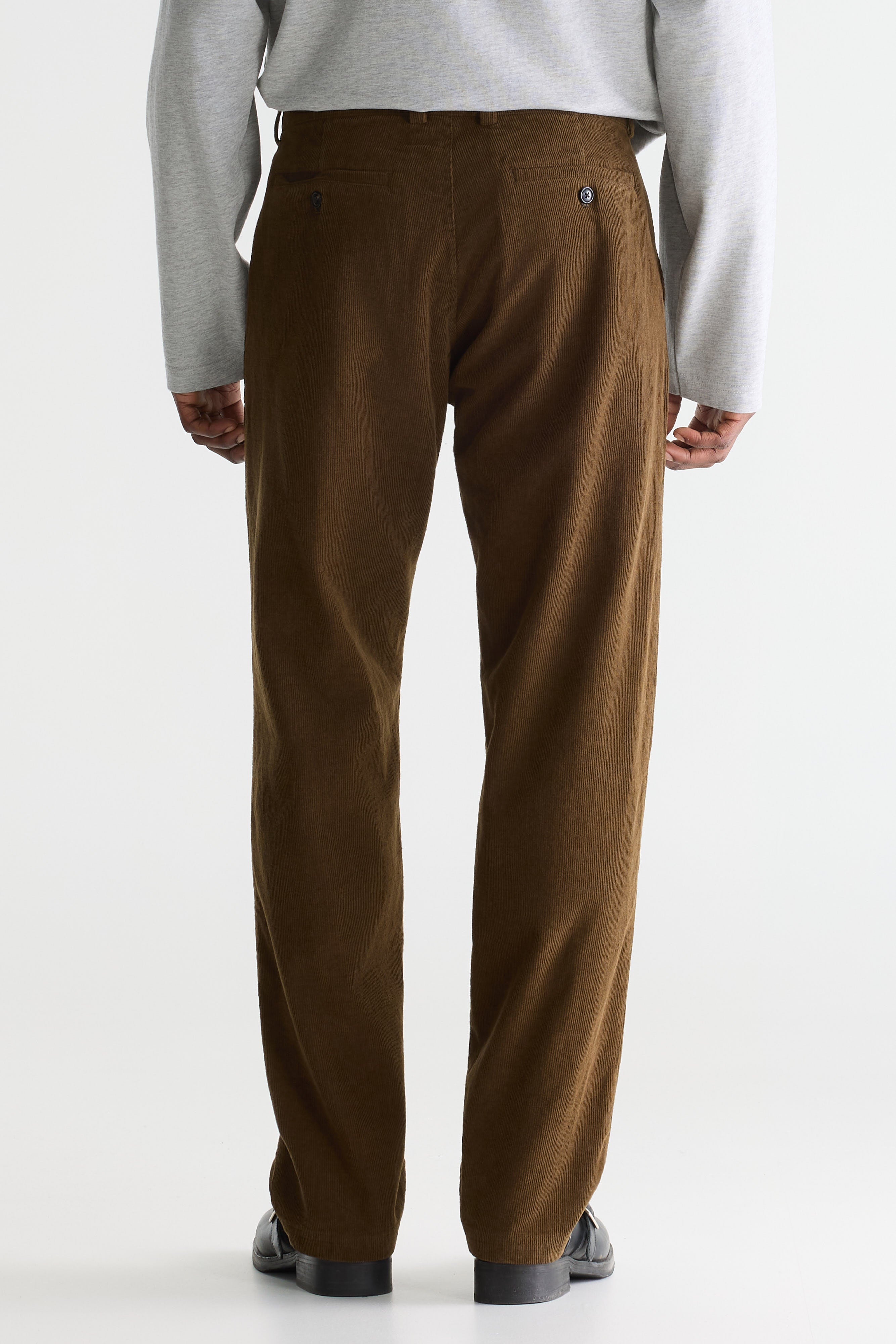 Pantalon chino en velours côtelé Jagger (261 / M / OLIVE)