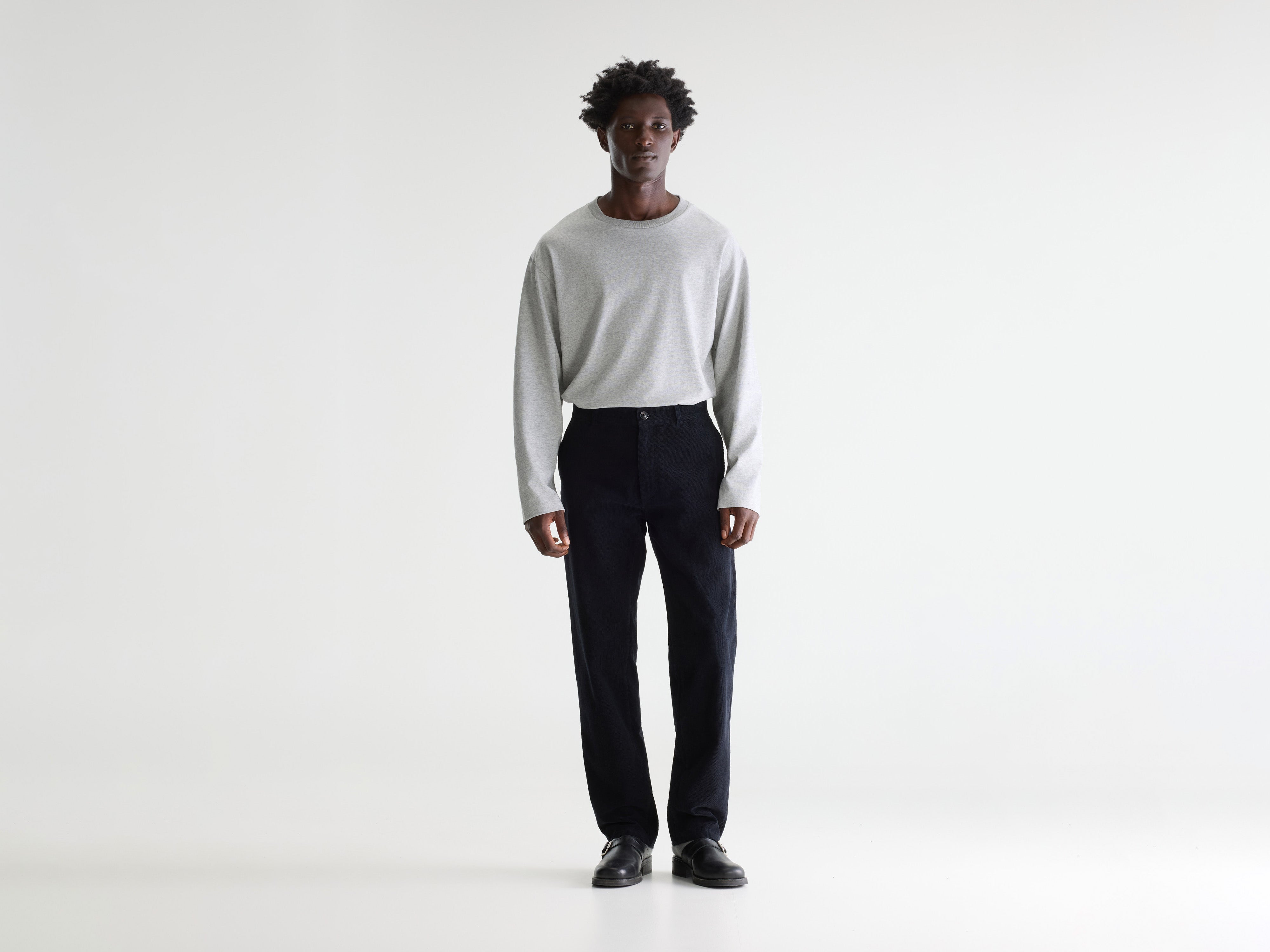 Jagger corduroy chino trousers (261 / M / NAVY)