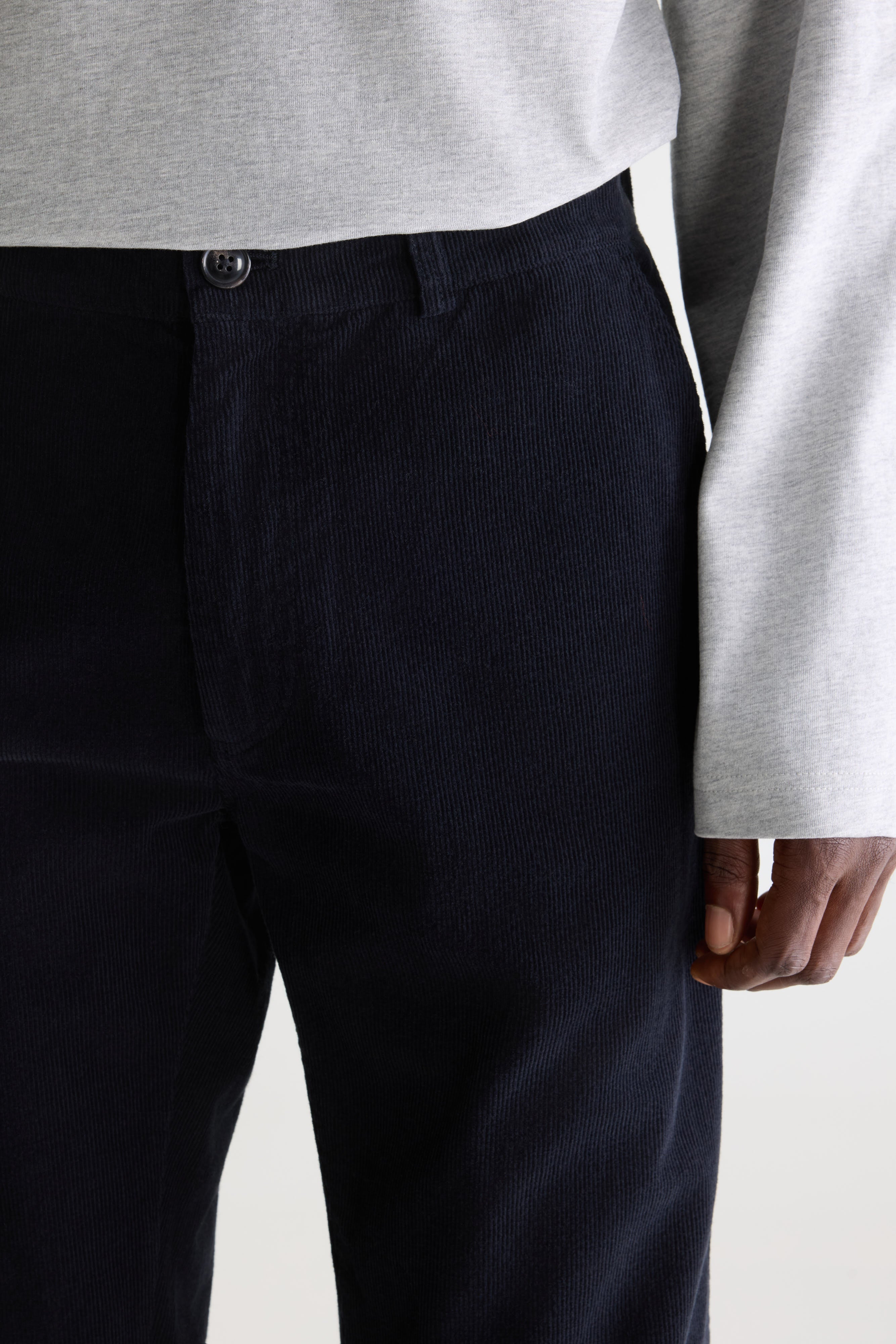 Jagger corduroy chino trousers (261 / M / NAVY)