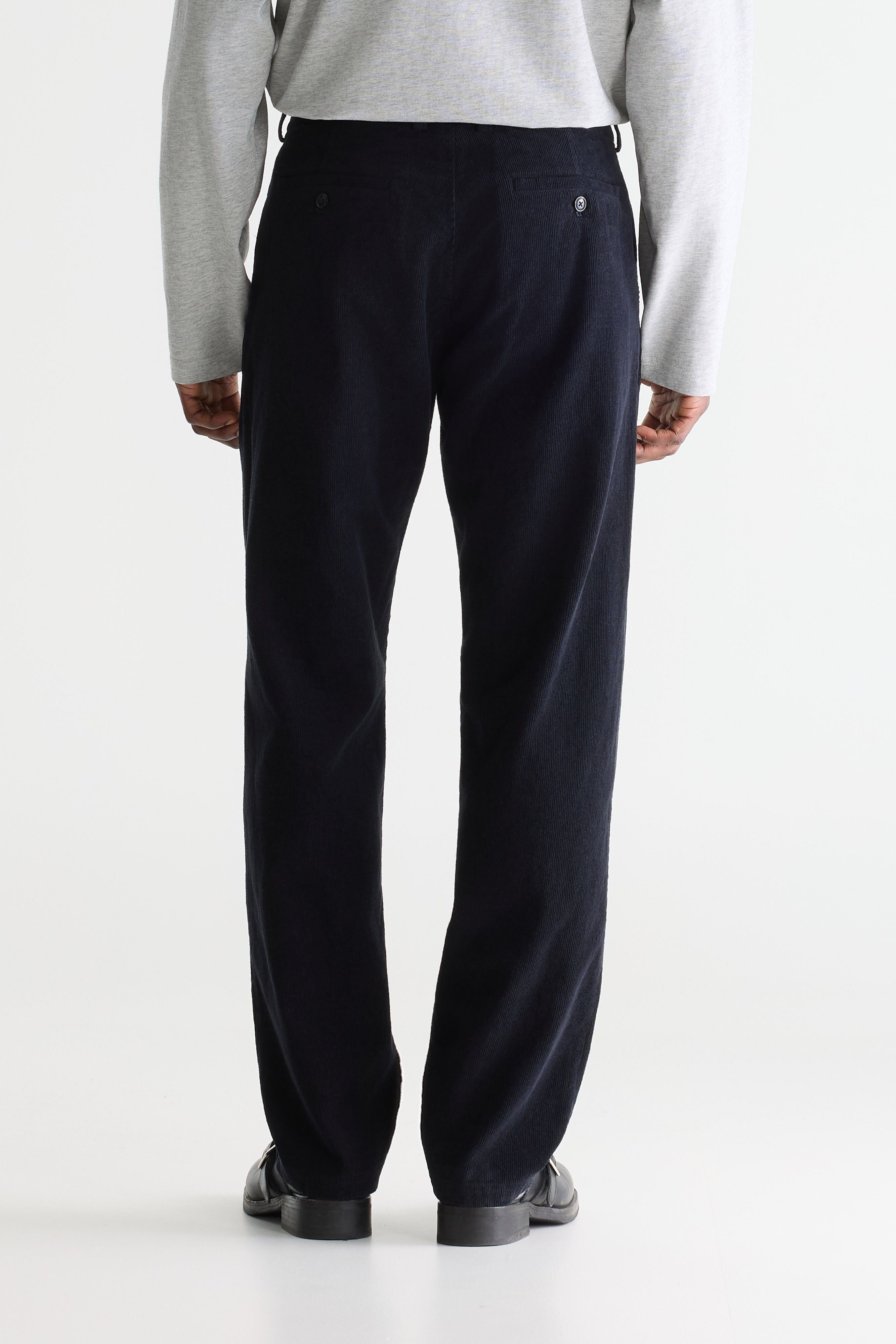Jagger corduroy chino trousers (261 / M / NAVY)