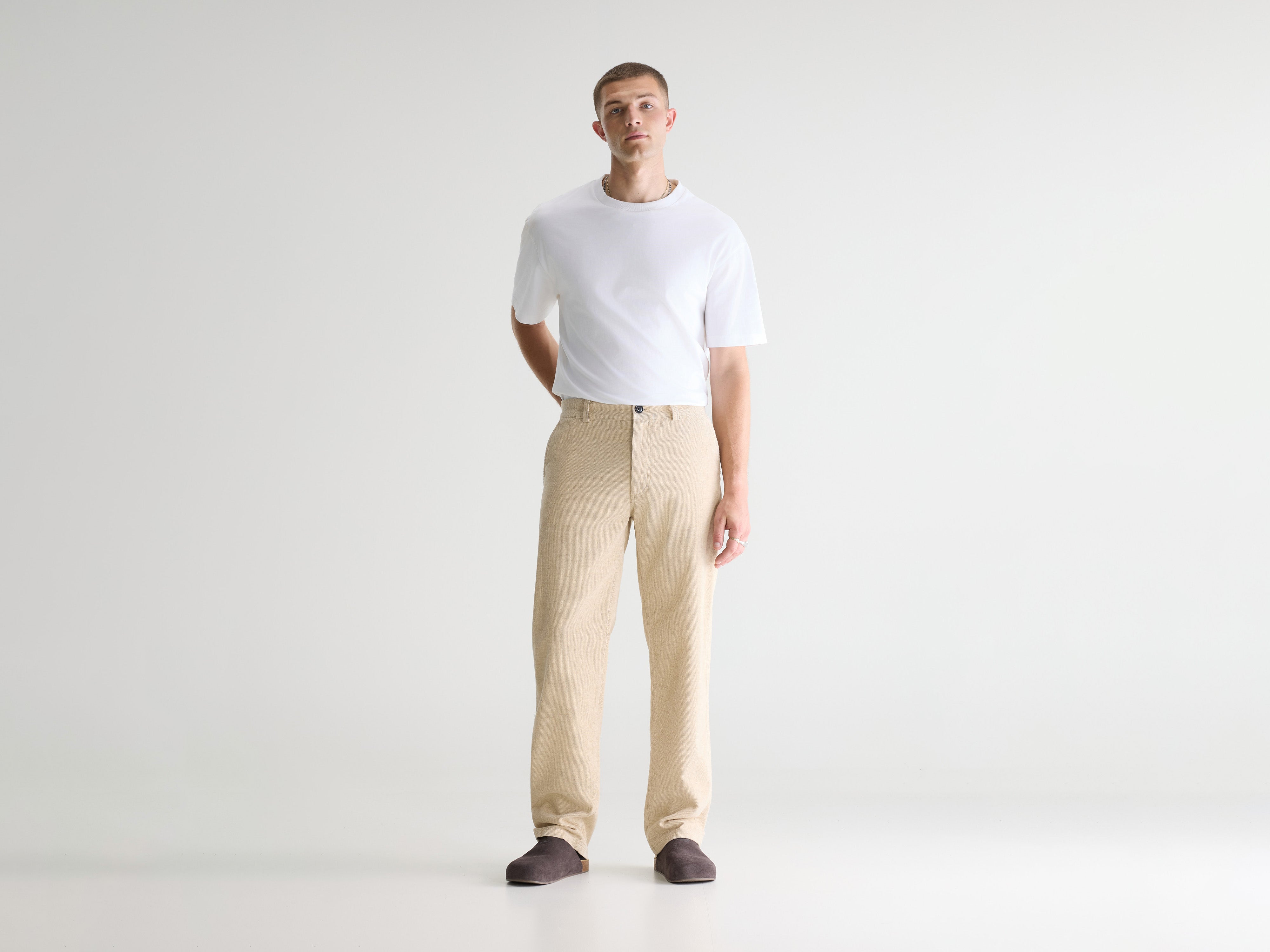 Jagger corduroy chino trousers (261 / M / CALCAIRE)