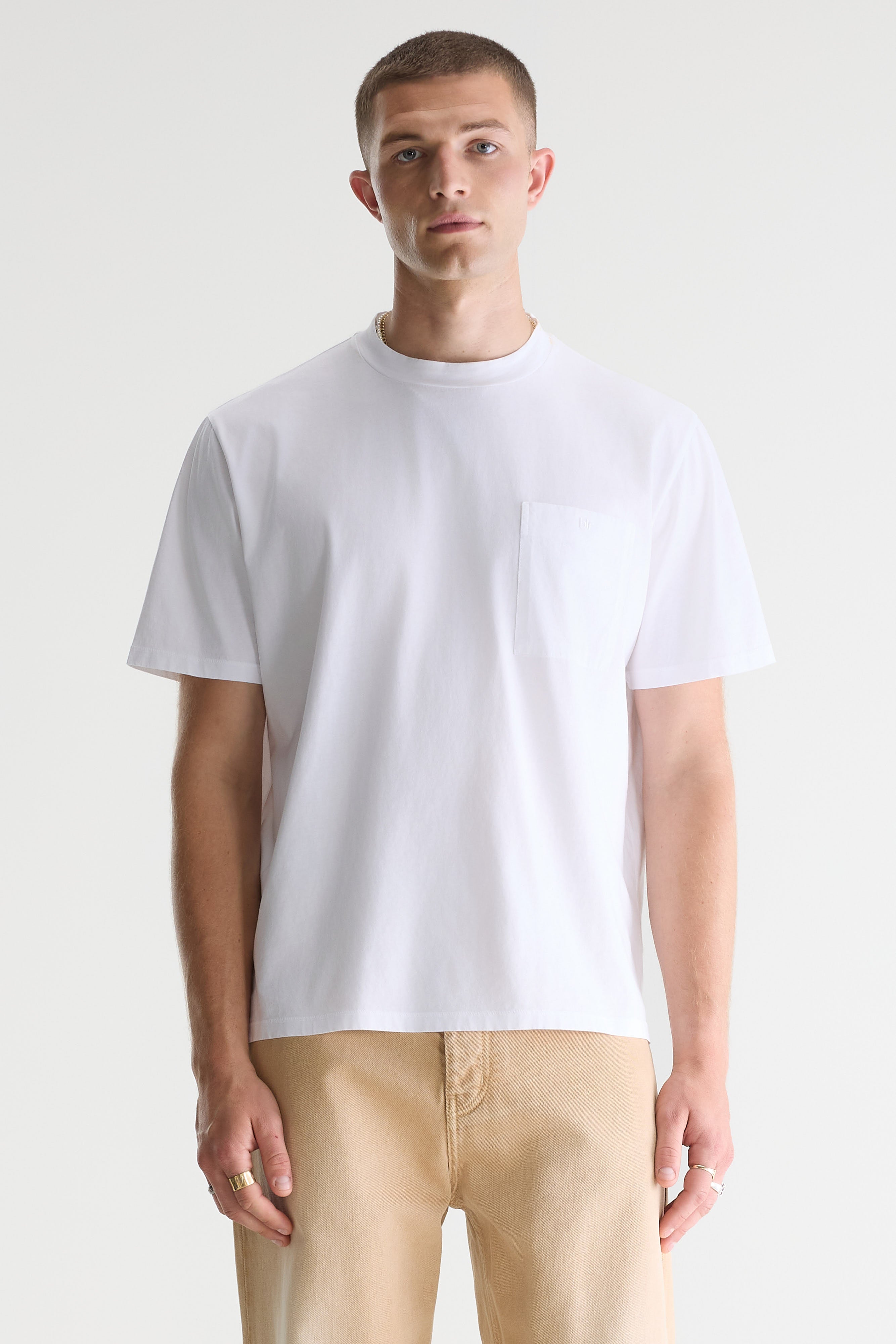 Video Relaxed T-shirt - White Voor Heren | Bellerose