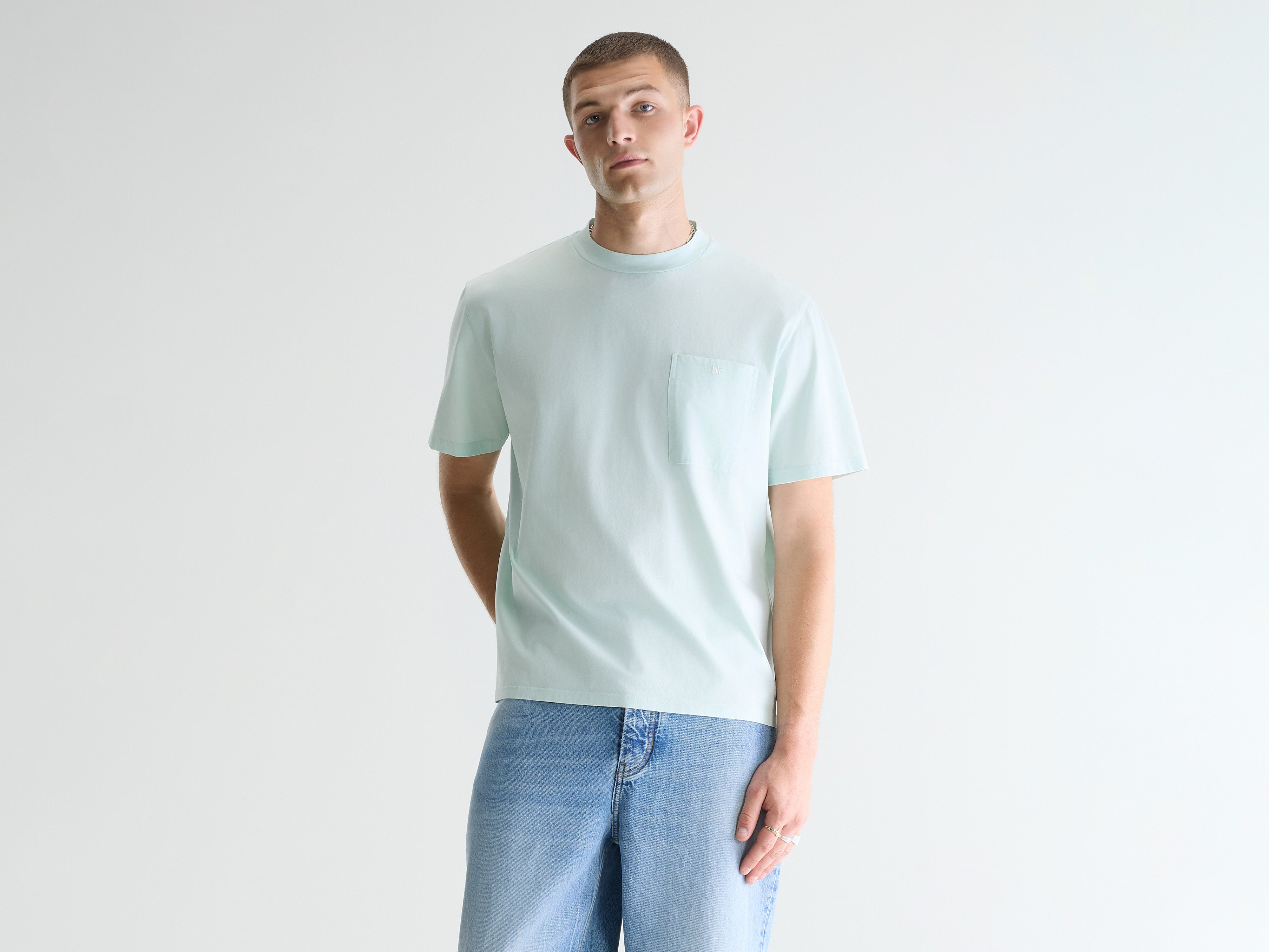 Video relaxed t-shirt (261 / M / PALE BLUE)