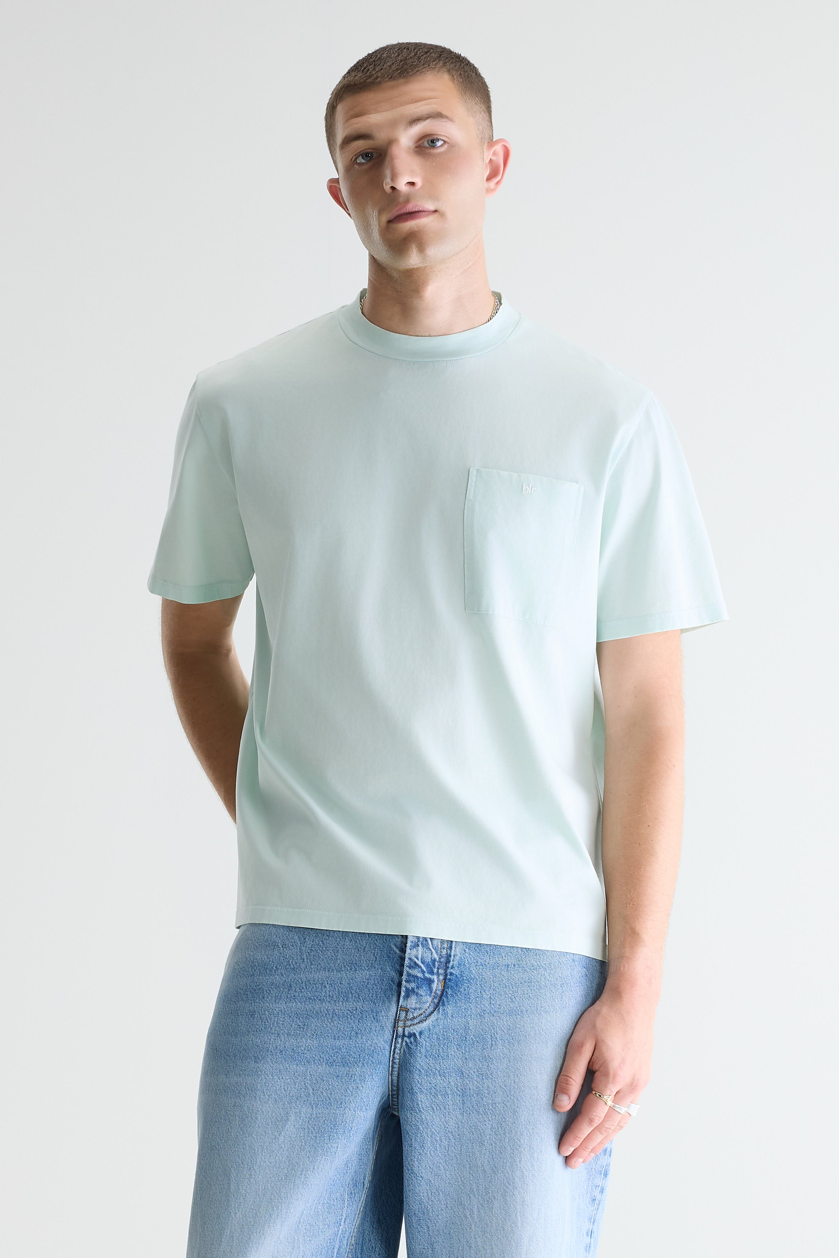 Video Relaxed T-shirt - Pale blue For Men | Bellerose