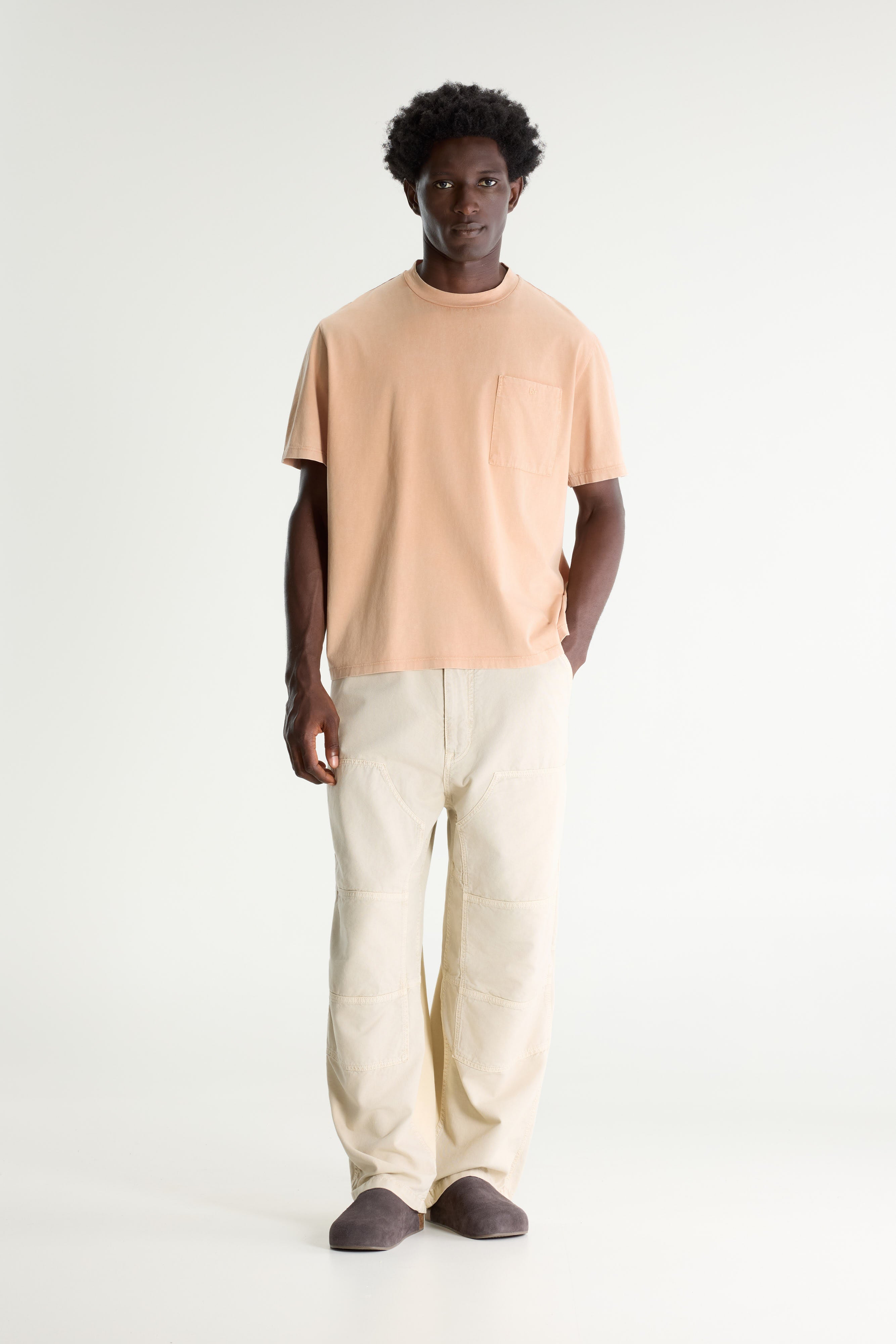 Video relaxed t-shirt (261 / M / CINNAMON)