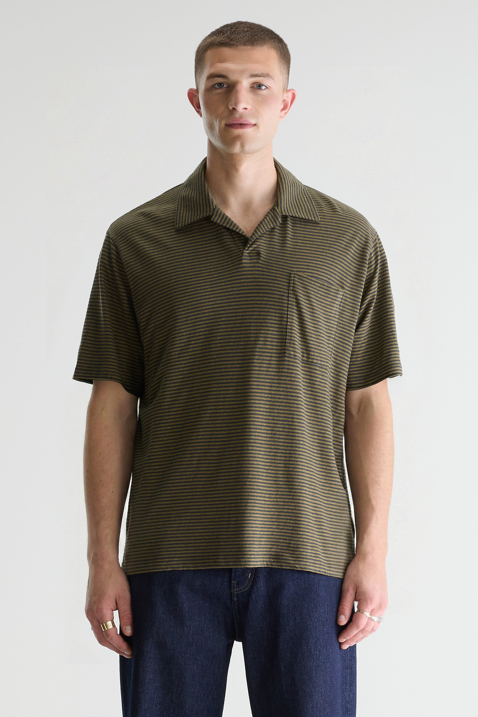 Videop relaxed striped polo (261 / M / STRIPE A)
