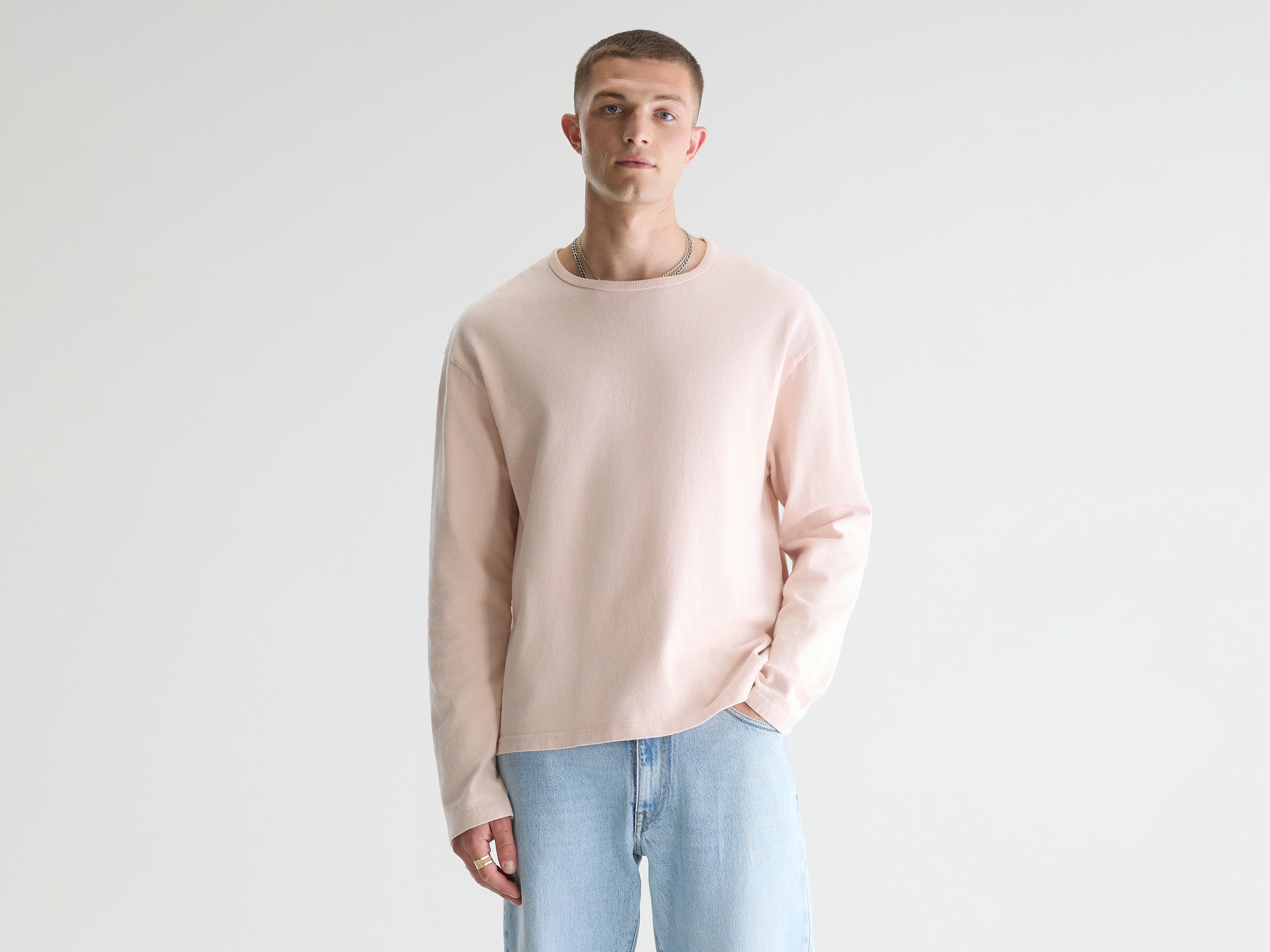 Fuller long-sleeve t-shirt (261 / M / OLD PINK)