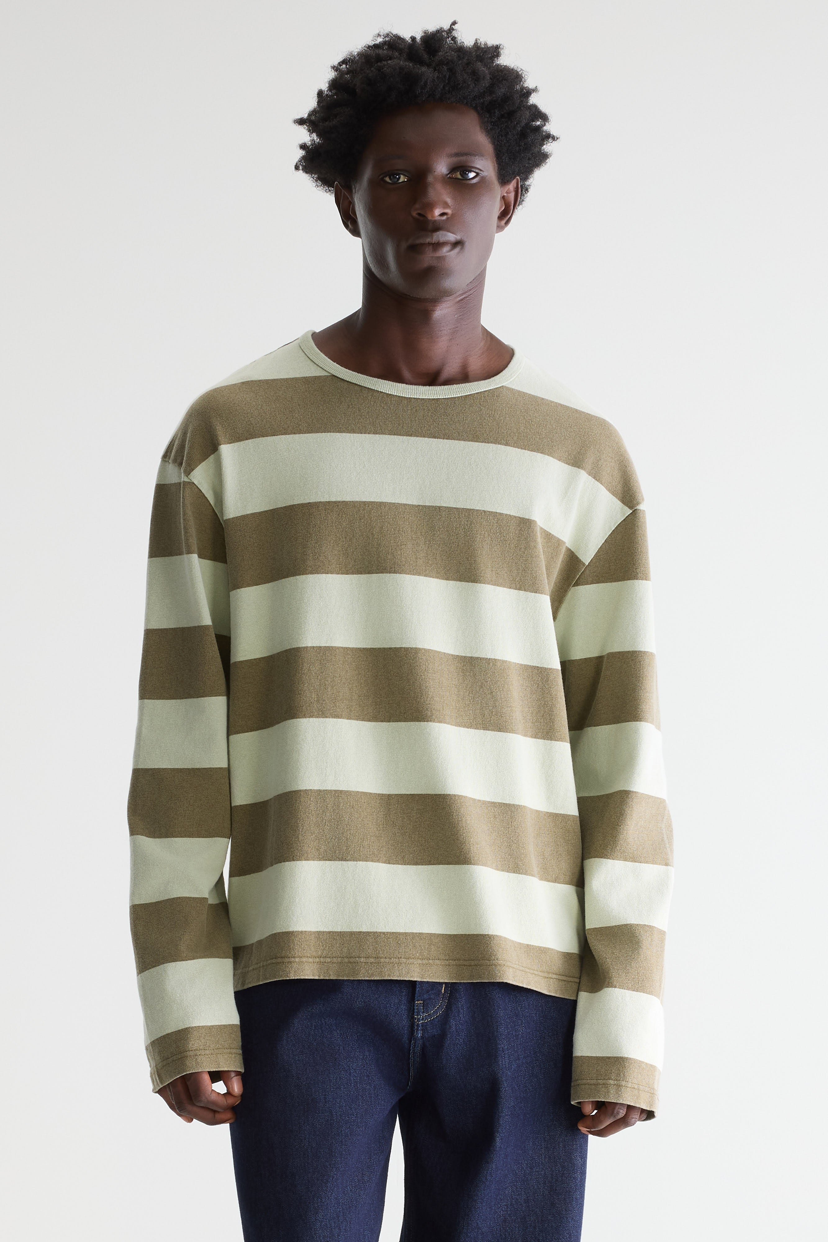 Fuller Long-sleeve T-shirt - Military / Thym For Men | Bellerose