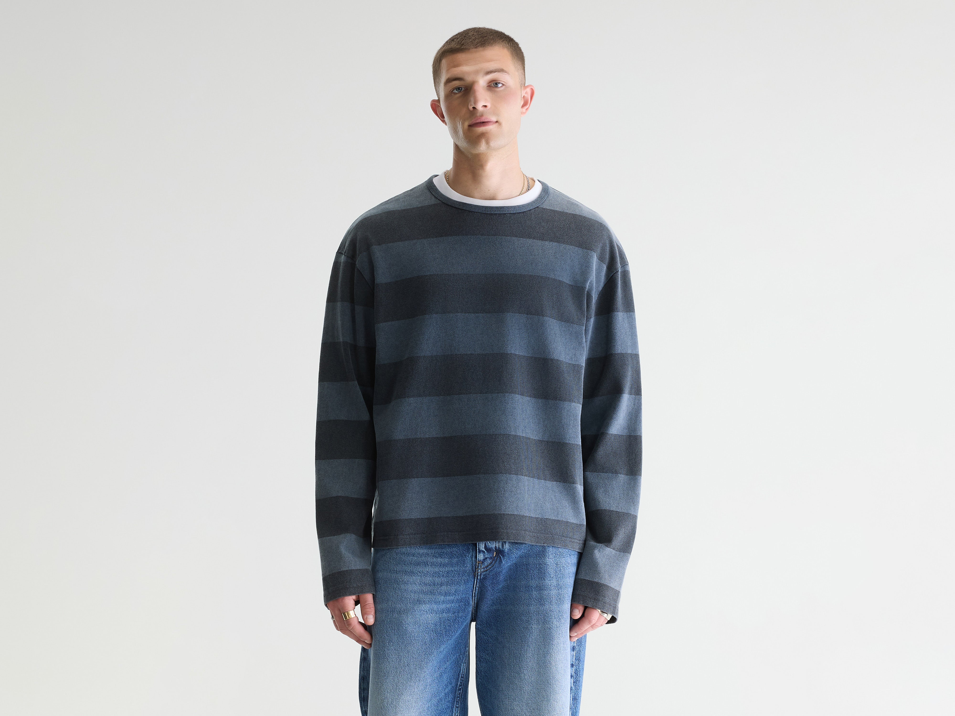 Fuller long-sleeve t-shirt (261 / M / STRIPE E)