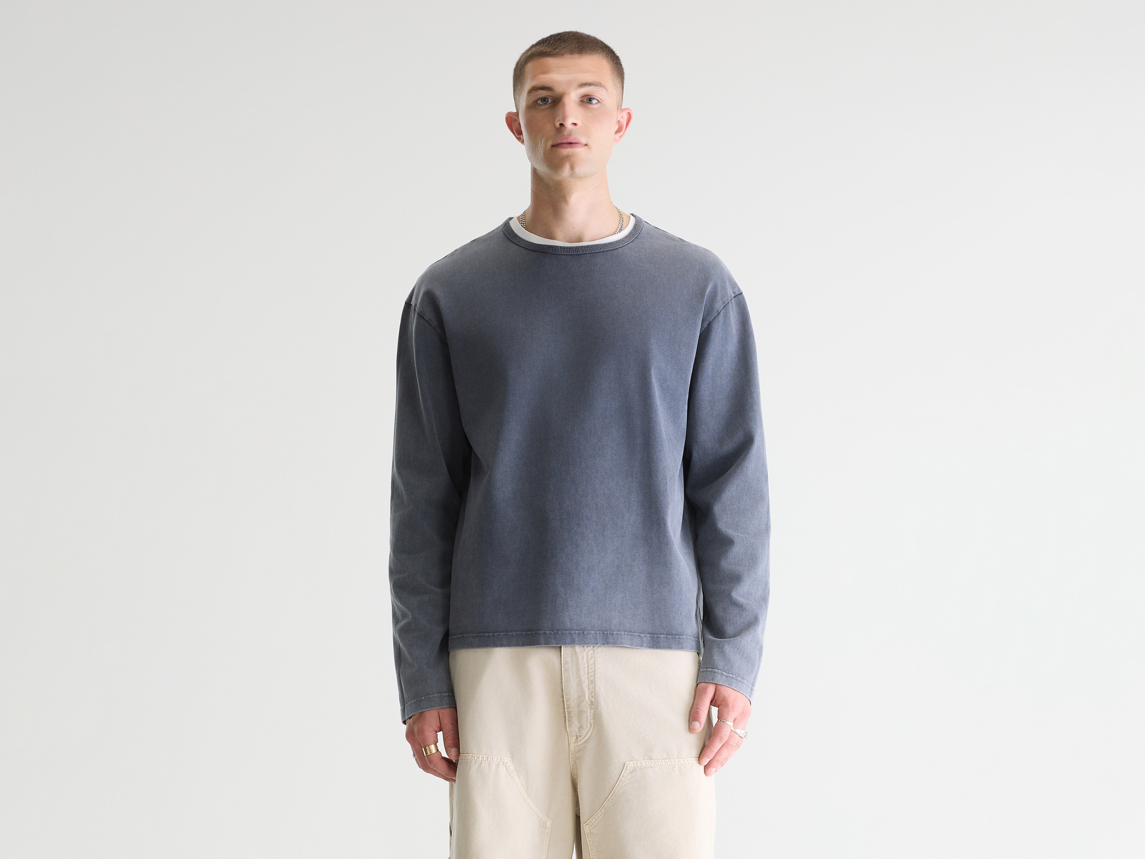 Fuller long-sleeve t-shirt (261 / M / NAVY)