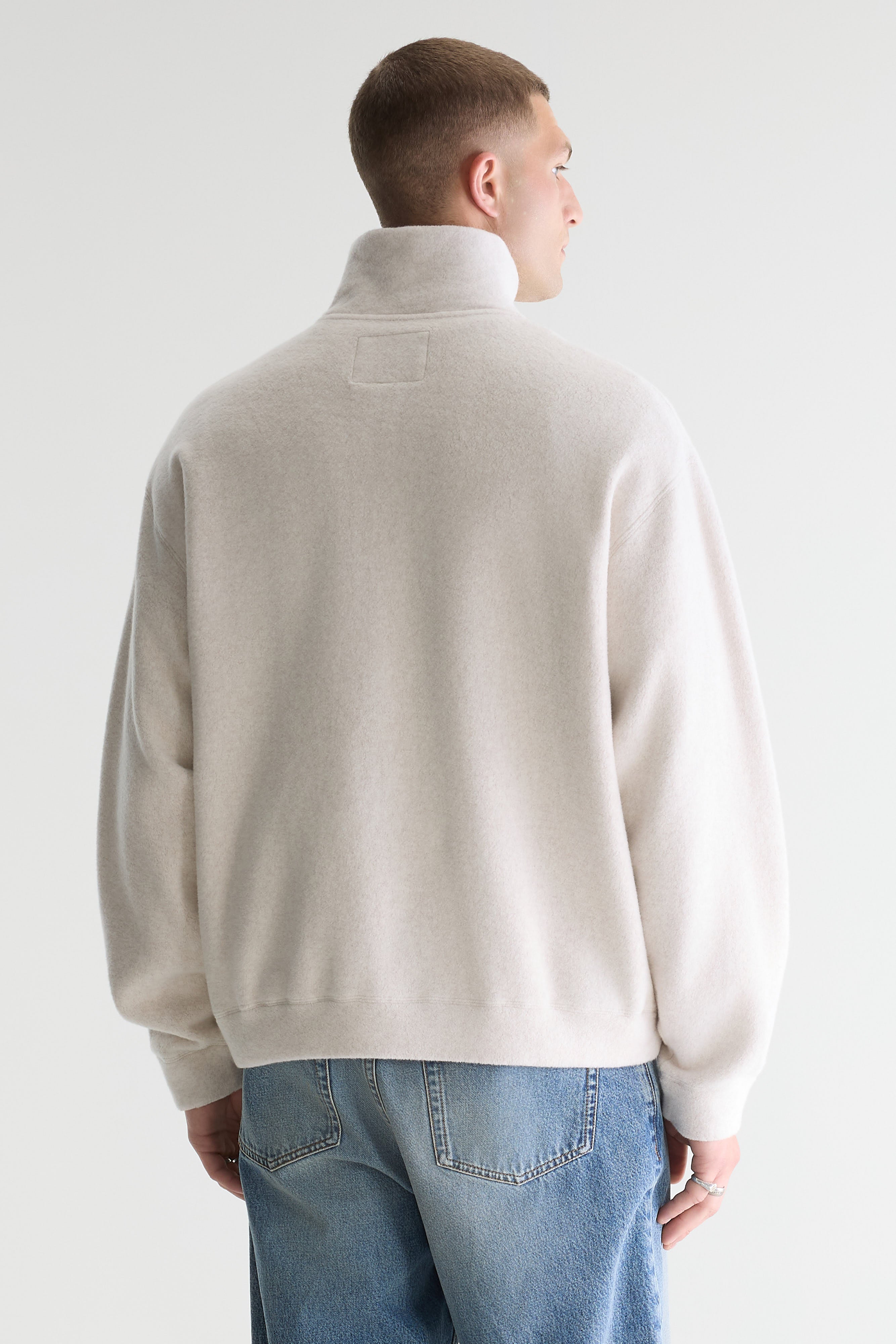 Maber zipped-collar sweatshirt (261 / M / CALCAIRE)