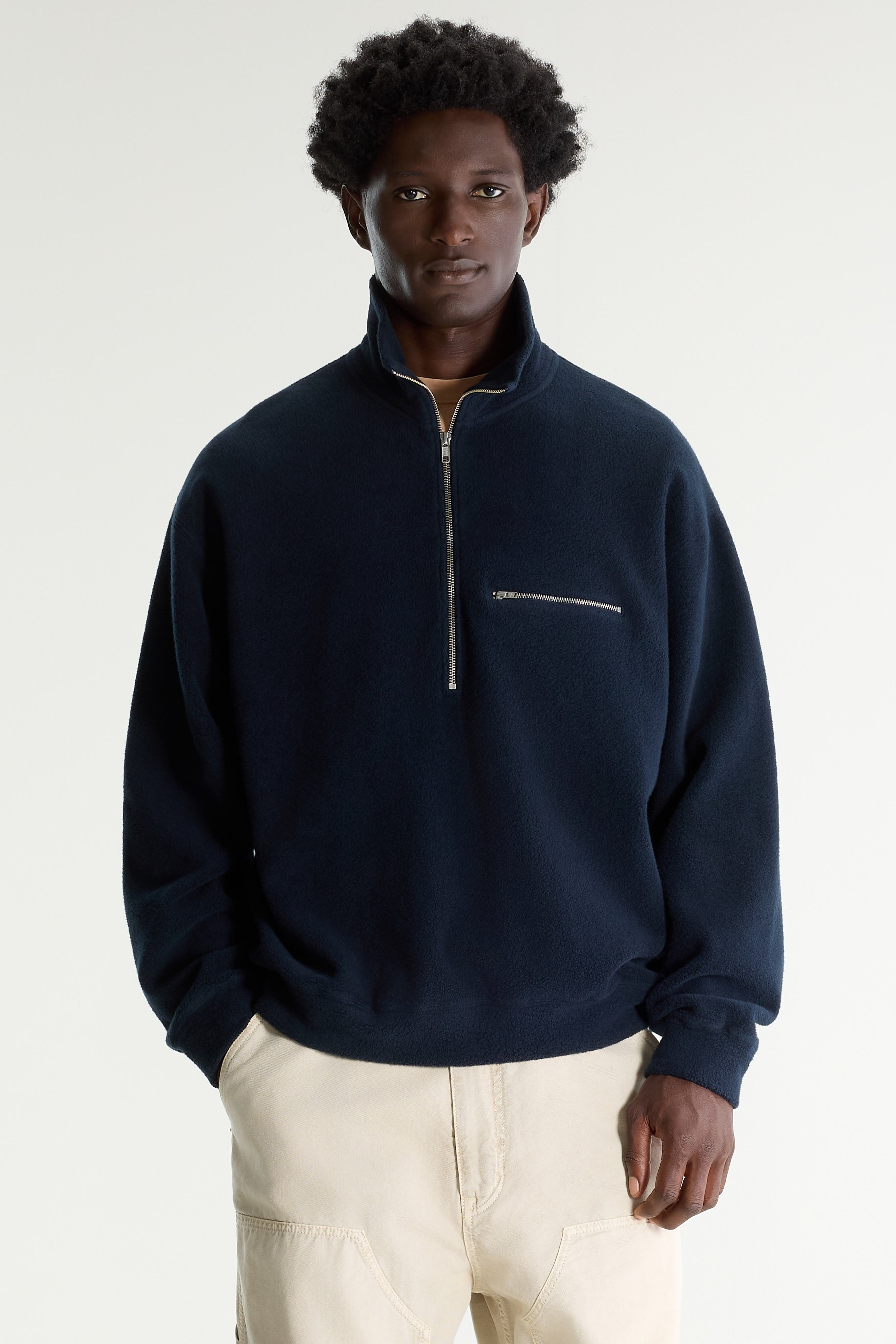 Maber Zipped-collar Sweatshirt - Parker For Men | Bellerose